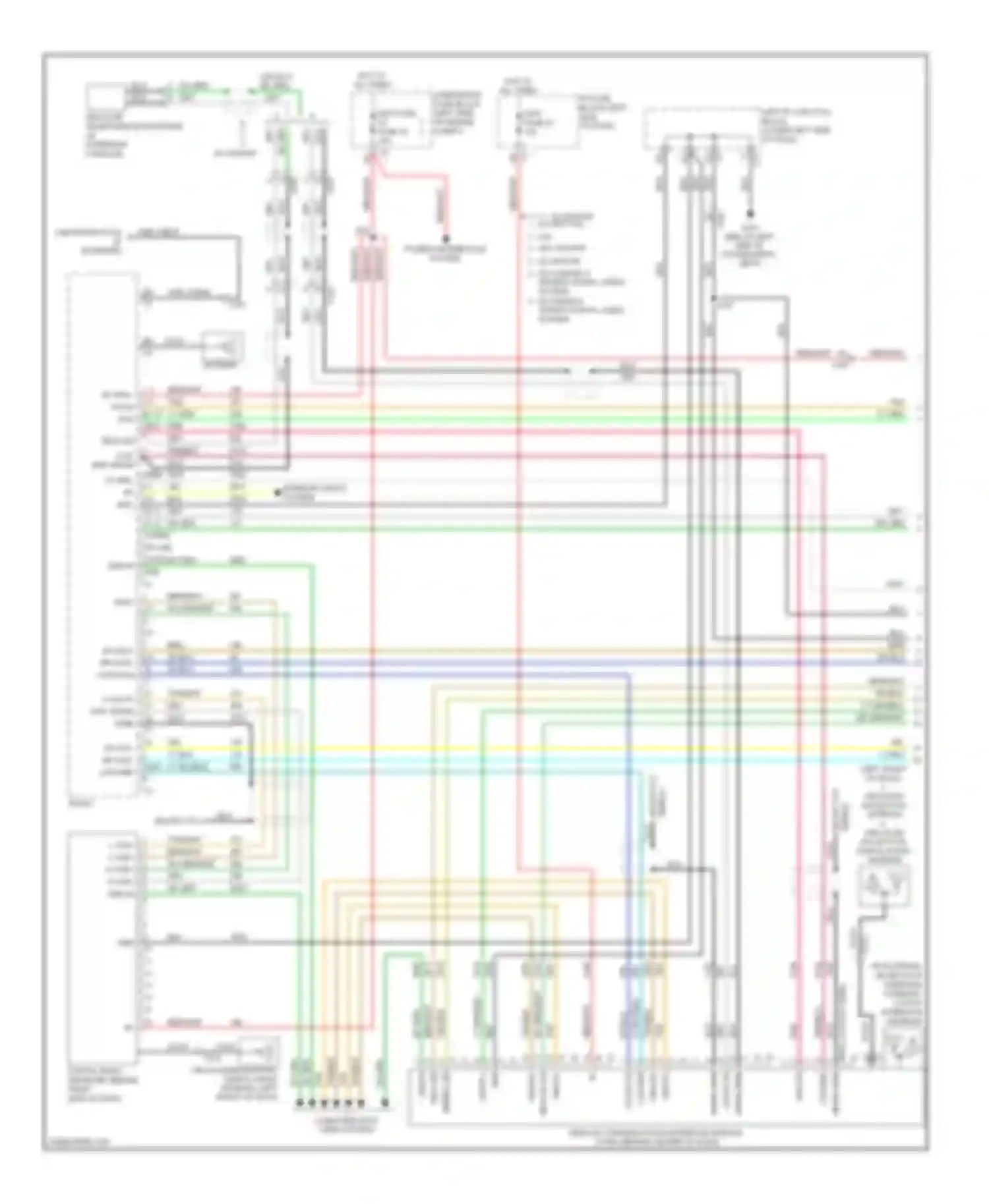 Silverado Chevrolet GMT K2XX (2013-2015): Radio circuit, with y91, without uys & uqa (1 of 3)