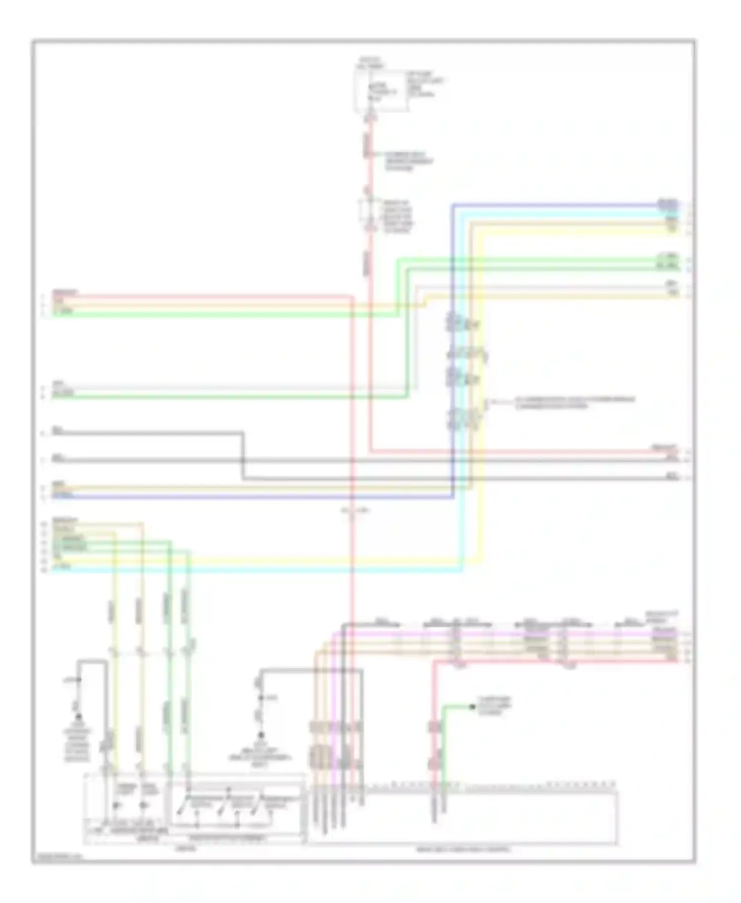Silverado Chevrolet GMT K2XX (2013-2015): Radio circuit, without uys, y91 & uqa (2 of 3)