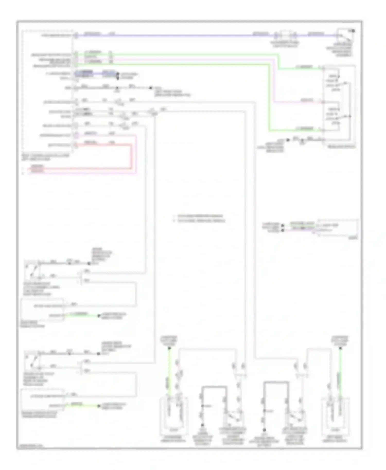 Silverado Chevrolet GMT K2XX (2013-2015): Warning systems circuit (2 of 2)