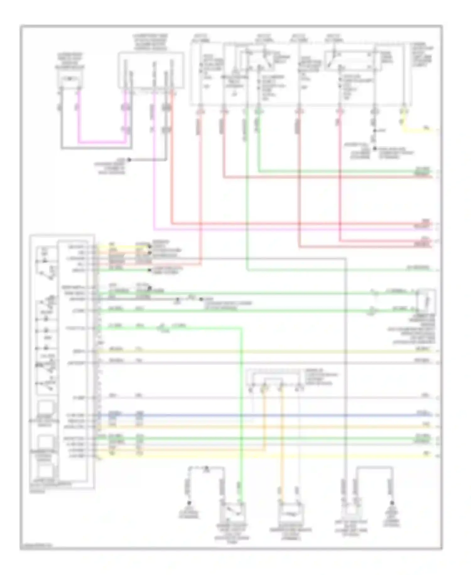 Wiring diagram a/c on for Chevrolet Silverado GMT K2XX (2013-2015) (1 of 2)