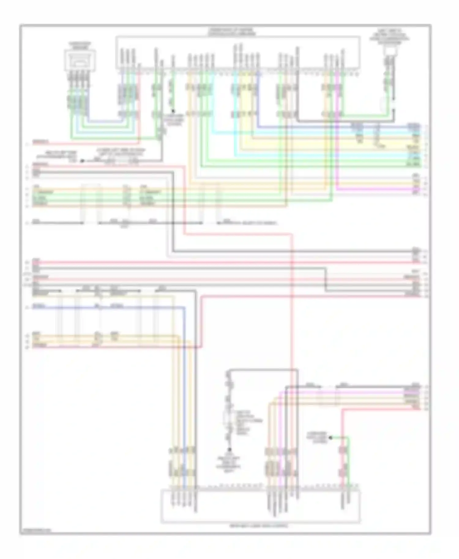 Wiring diagram amplf+ for Chevrolet Silverado GMT K2XX (2013-2015) (1 of 2)