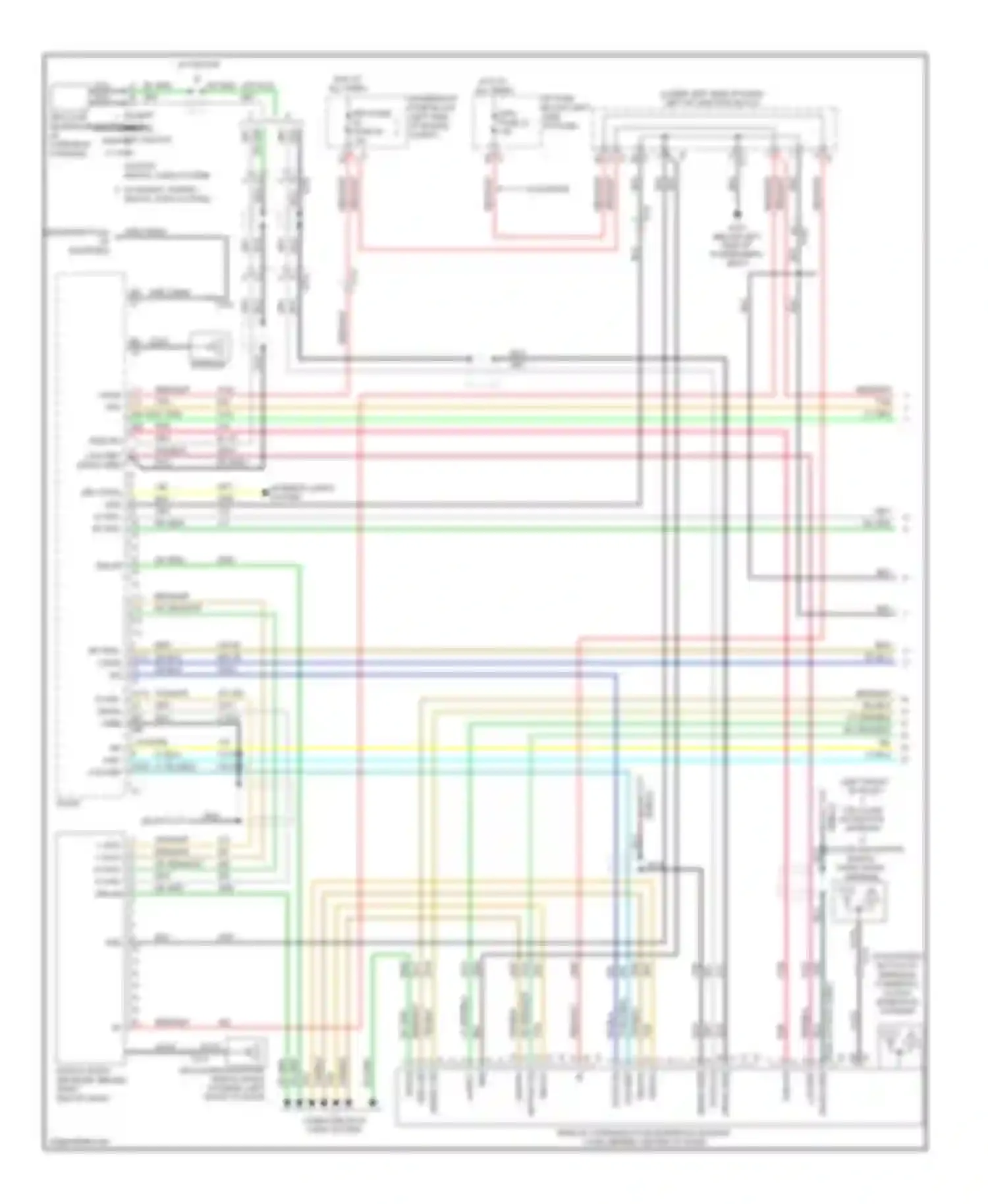 Wiring diagram cellular/ navigation antenna for Chevrolet Silverado GMT K2XX (2013-2015) (1 of 16)