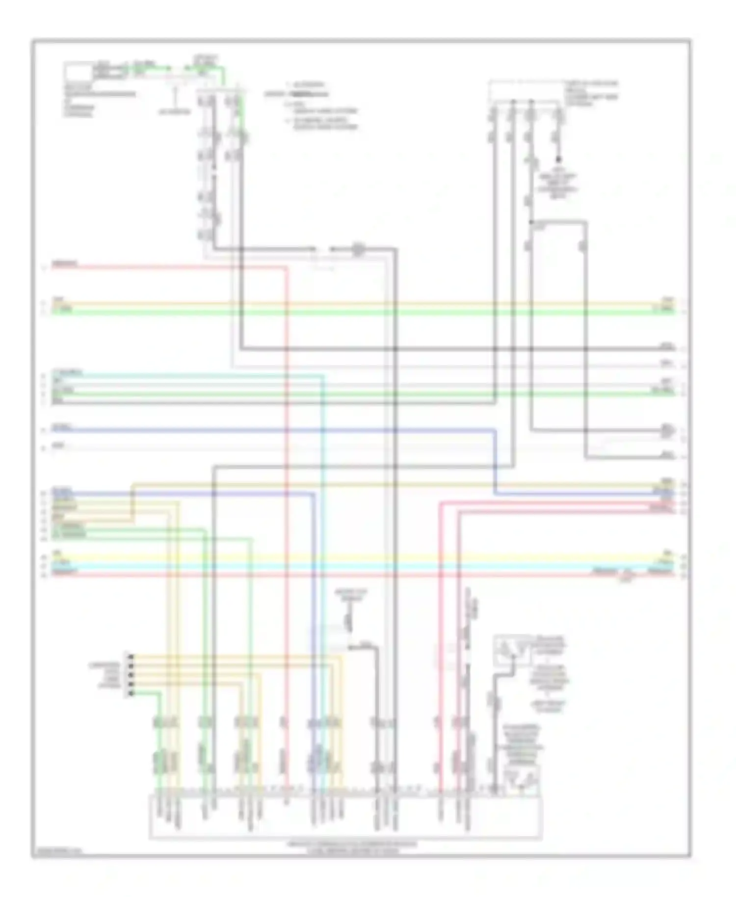 Wiring diagram cellular/ navigation, digital radio antenna for Chevrolet Silverado GMT K2XX (2013-2015) (4 of 12)
