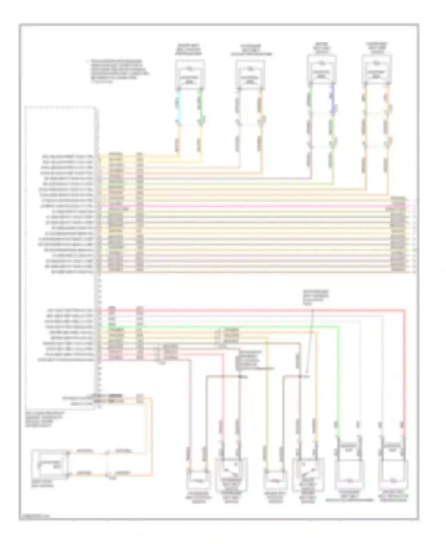 Wiring diagram driver seat position sensor for Chevrolet Silverado GMT K2XX (2013-2015) (1 of 2)