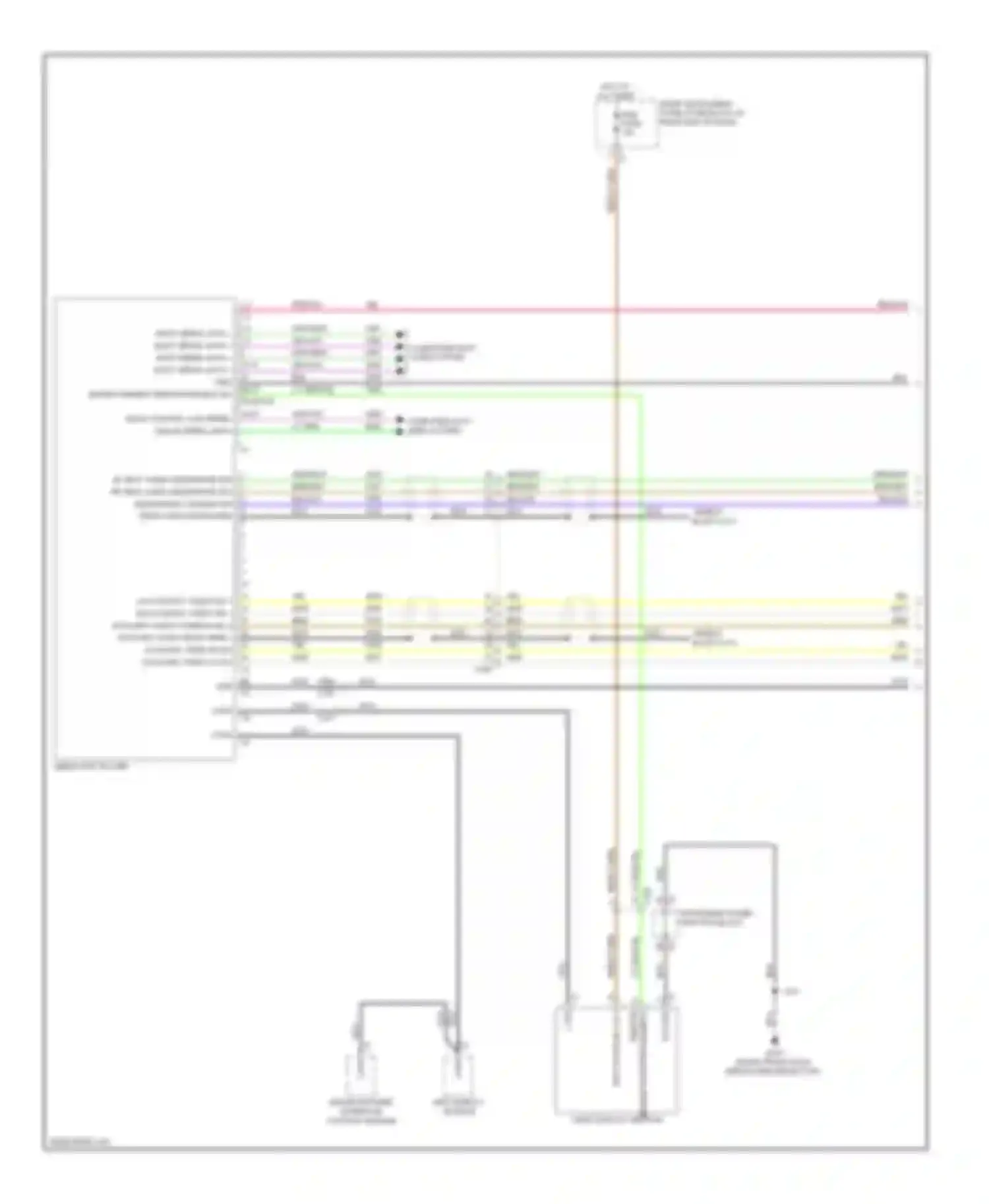 Wiring diagram human machine interface control module for Chevrolet Silverado GMT K2XX (2013-2015) (1 of 1)