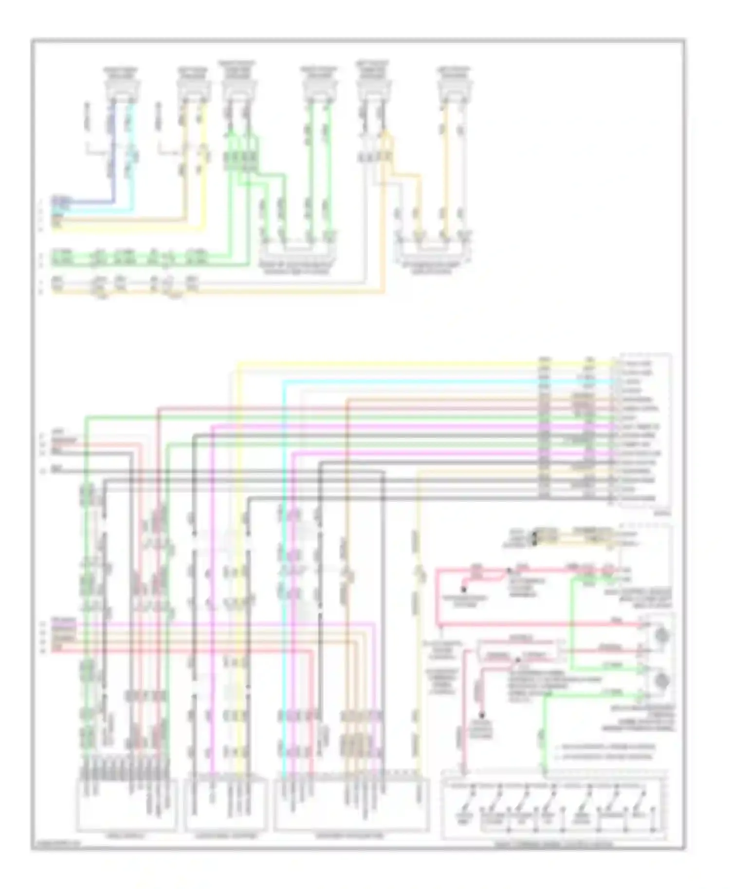 Wiring diagram (in steering wheel harness, 9 cm from inflatable restraint steering wheel module for Chevrolet Silverado GMT K2XX (2013-2015) (1 of 8)