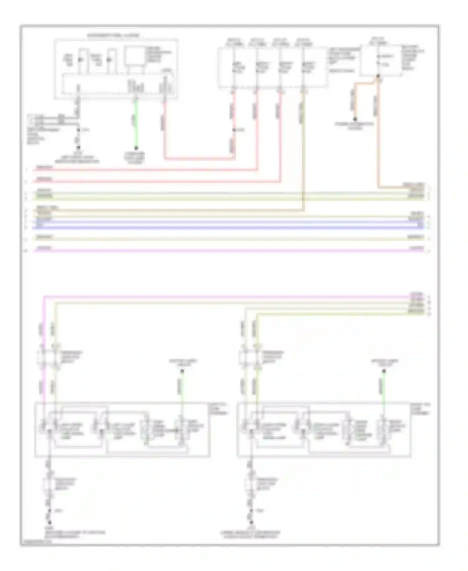 Wiring diagram instrument panel cluster for Chevrolet Silverado GMT K2XX (2013-2015) (1 of 1)