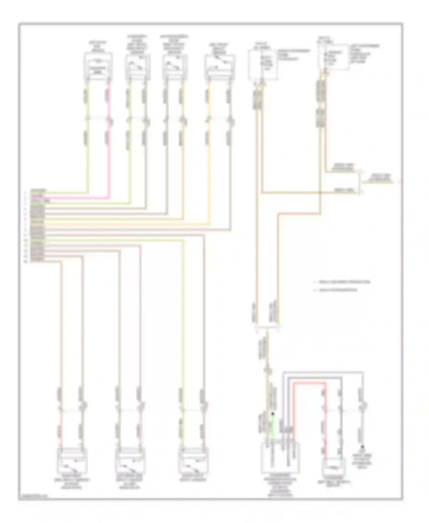 Wiring diagram left front impact sensor for Chevrolet Silverado GMT K2XX (2013-2015) (1 of 1)