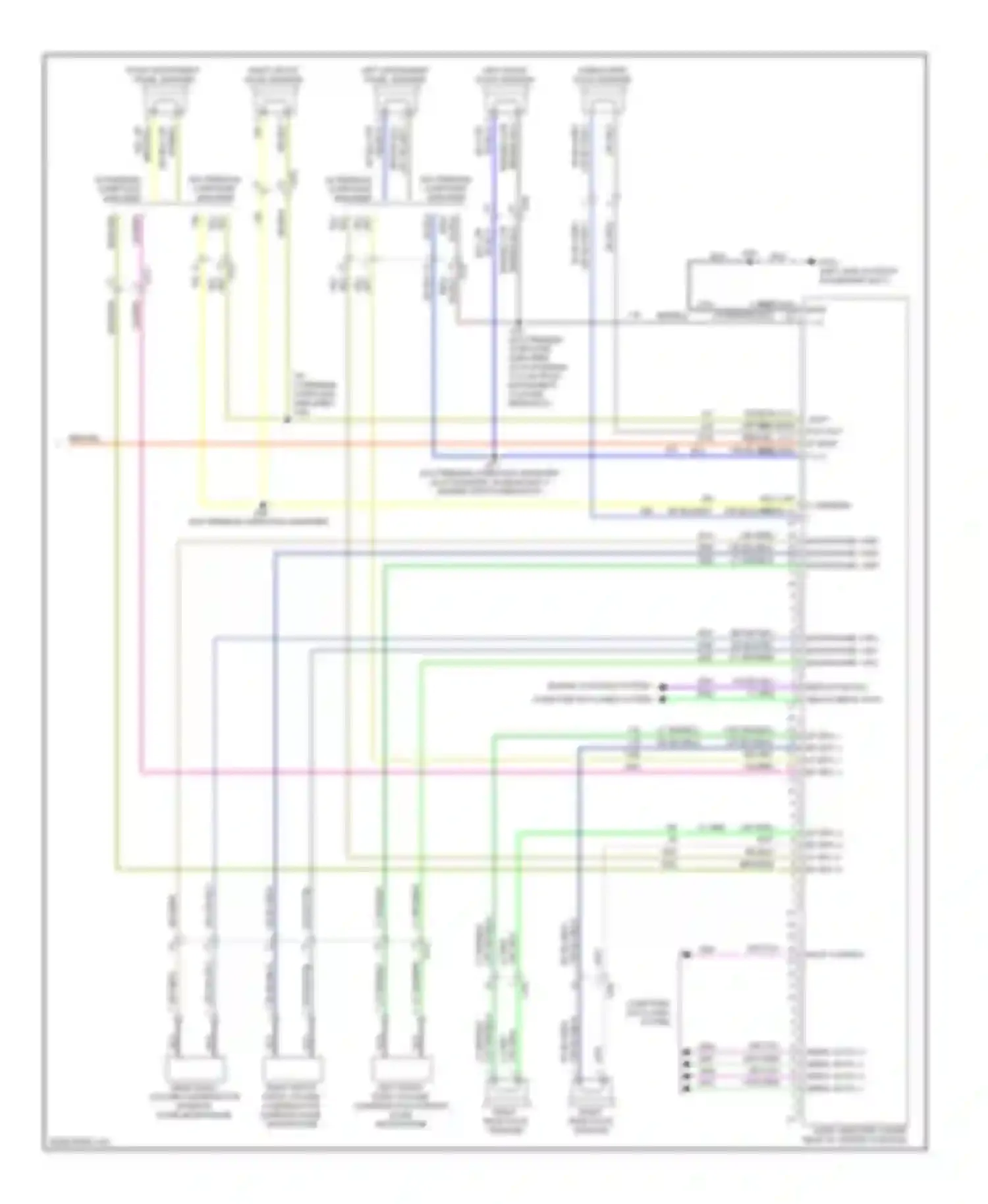 Wiring diagram left front radio volume compensator interior noise microphone for Chevrolet Silverado GMT K2XX (2013-2015) (1 of 2)