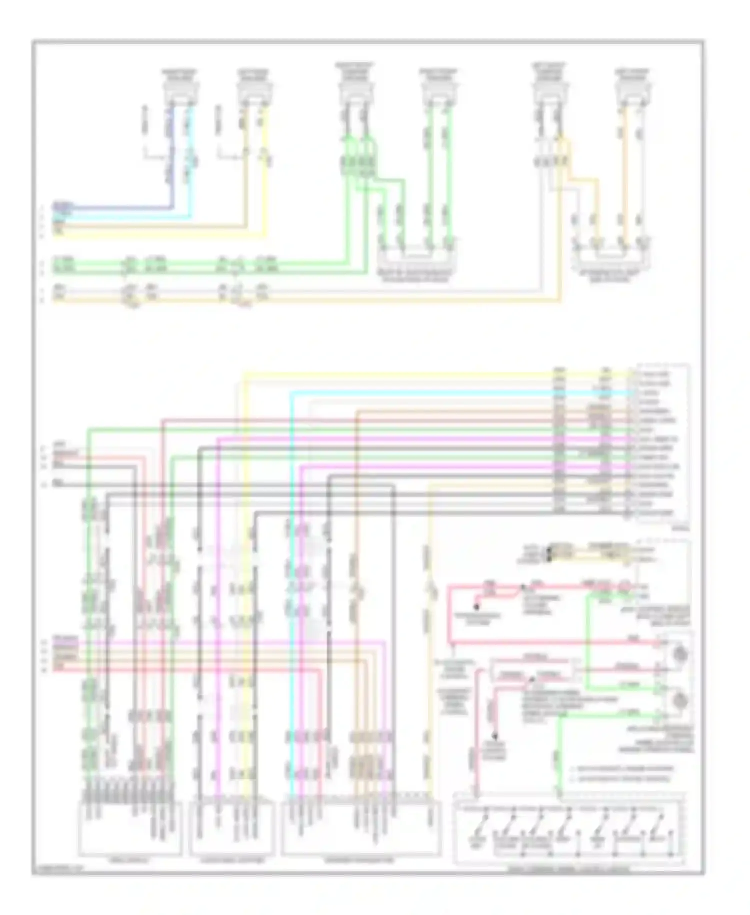 Wiring diagram left front speaker for Chevrolet Silverado GMT K2XX (2013-2015) (9 of 16)