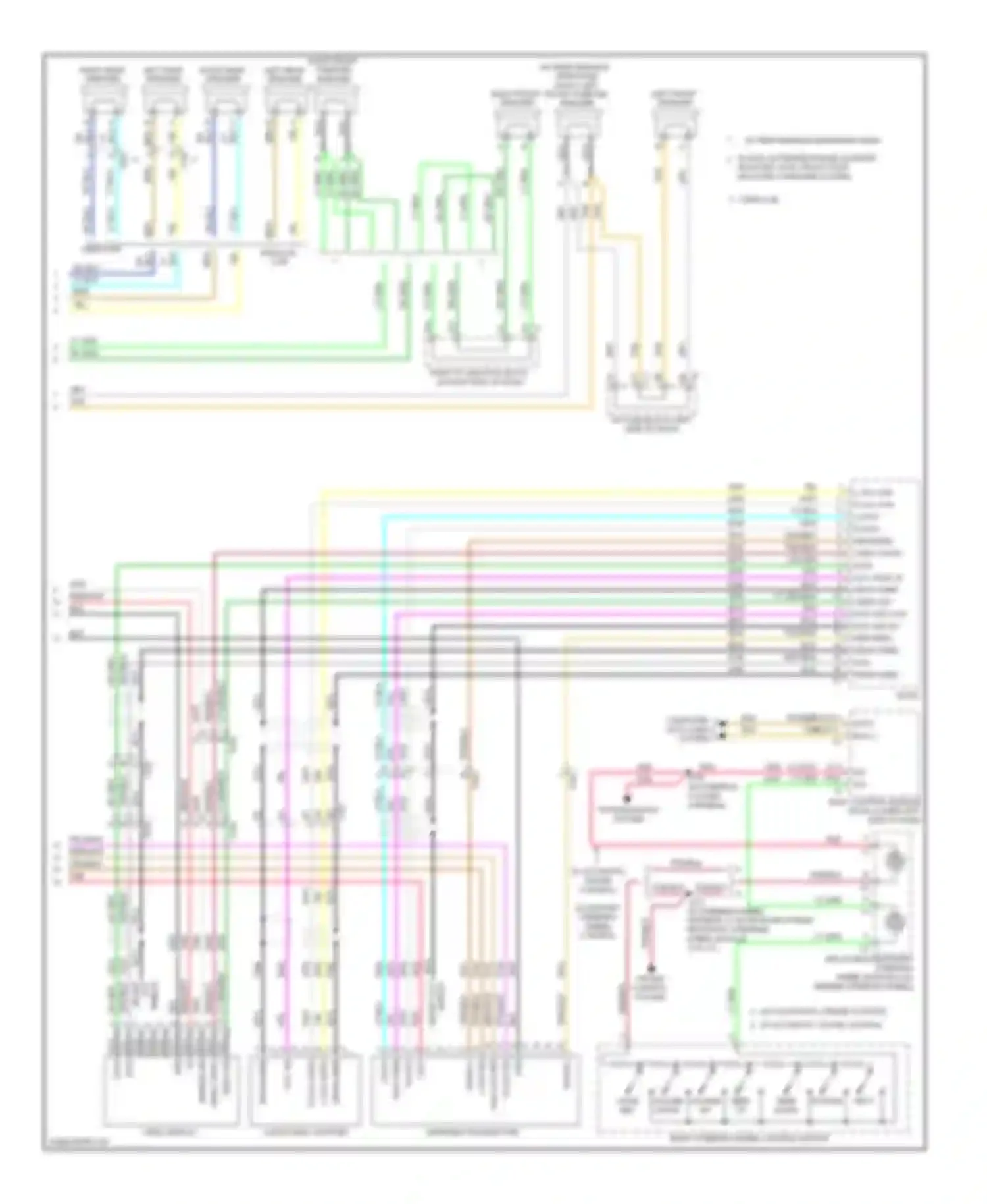 Wiring diagram left rear speaker for Chevrolet Silverado GMT K2XX (2013-2015) (8 of 16)
