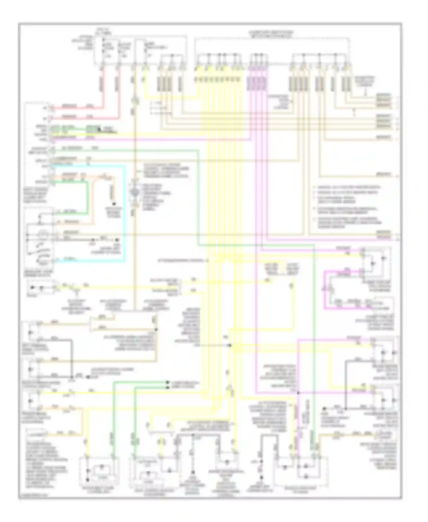 Wiring diagram left steering wheel control switch for Chevrolet Silverado GMT K2XX (2013-2015) (6 of 6)
