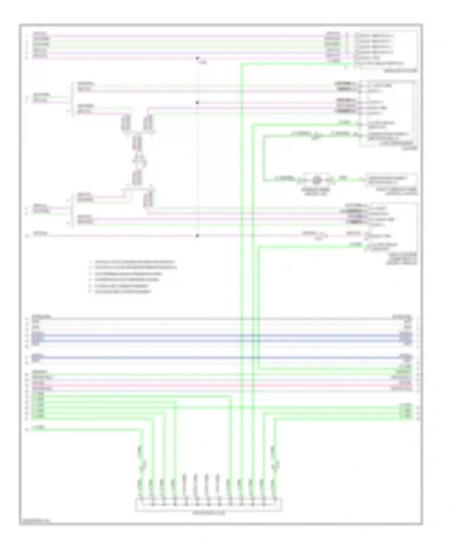 Wiring diagram logic instrument cluster for Chevrolet Silverado GMT K2XX (2013-2015) (1 of 2)