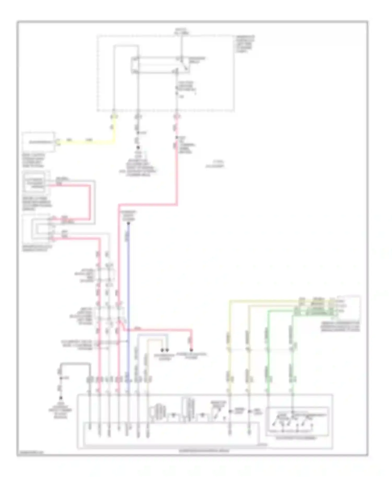 Wiring diagram onstar button assembly for Chevrolet Silverado GMT K2XX (2013-2015) (1 of 15)