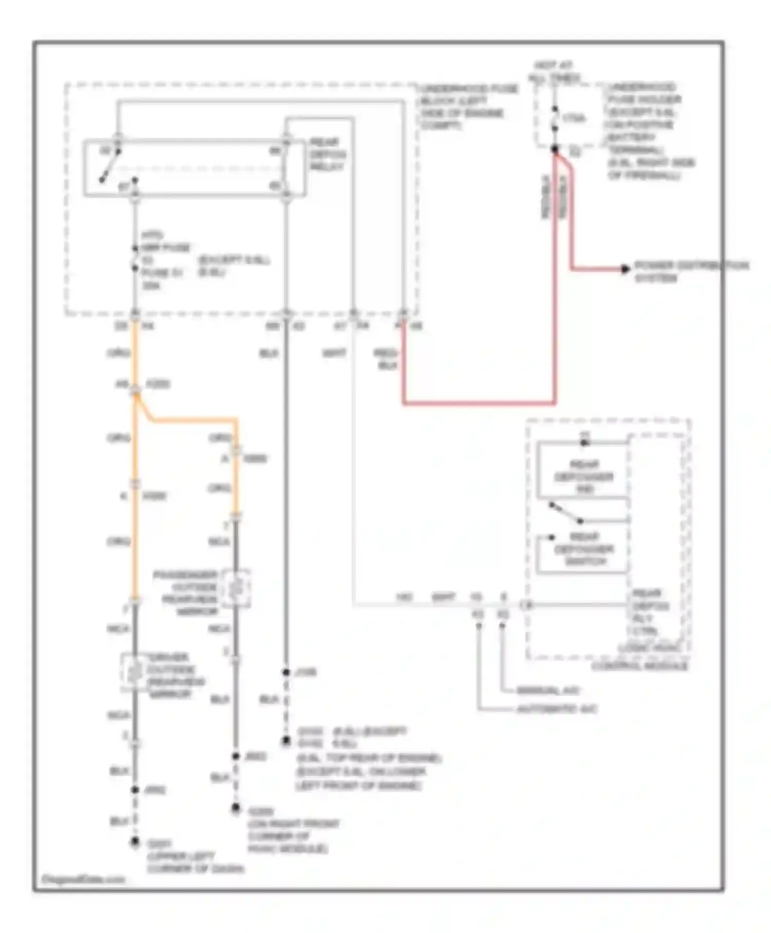 Wiring diagram red for Chevrolet Silverado GMT K2XX (2013-2015) (41 of 93)