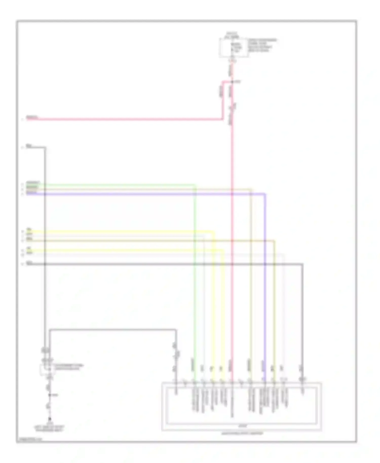 Wiring diagram right auxiliary audio sig 1 for Chevrolet Silverado GMT K2XX (2013-2015) (1 of 1)