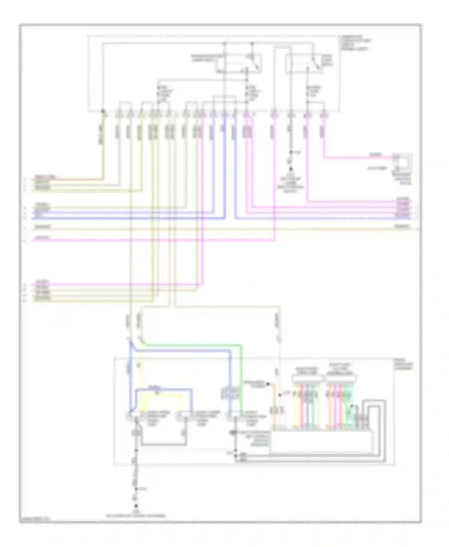 Wiring diagram right front park lamp for Chevrolet Silverado GMT K2XX (2013-2015) (1 of 1)