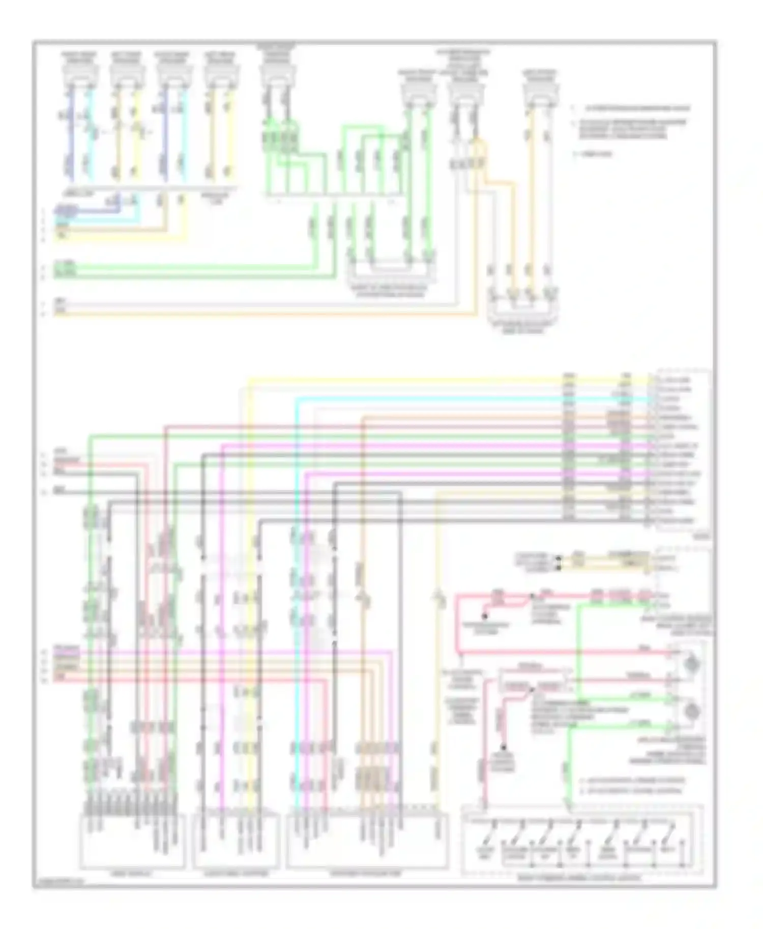 Wiring diagram right front speaker for Chevrolet Silverado GMT K2XX (2013-2015) (16 of 16)