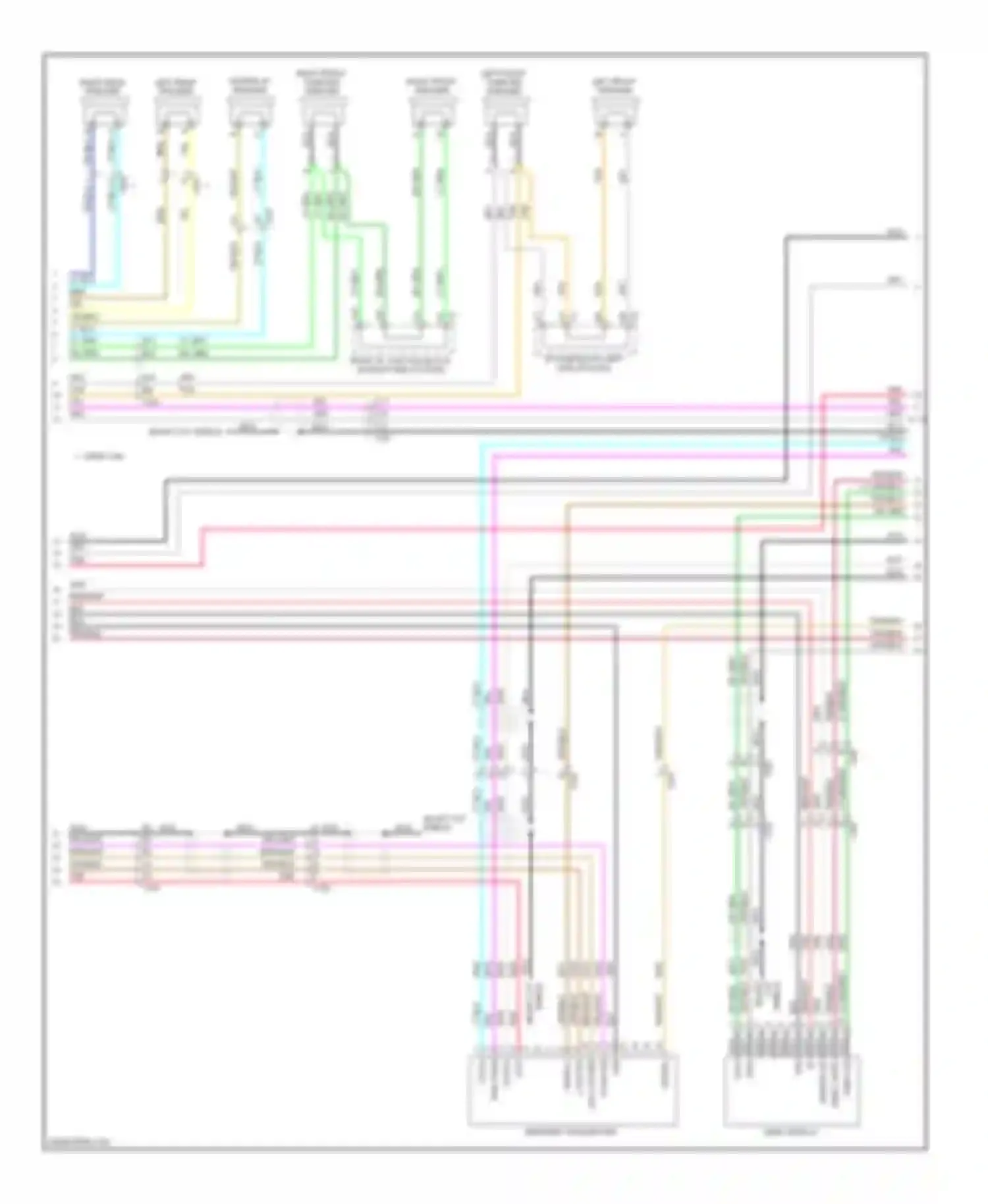 Wiring diagram right rear speaker for Chevrolet Silverado GMT K2XX (2013-2015) (5 of 16)
