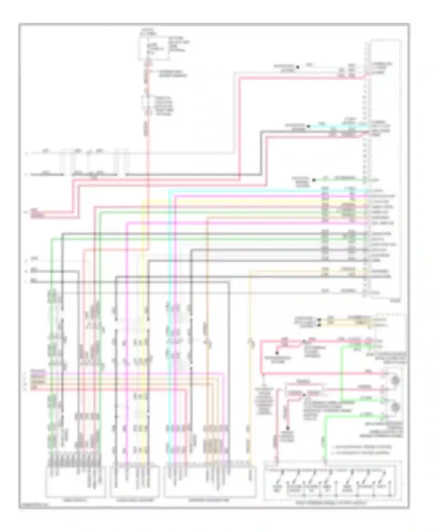Wiring diagram right steering wheel control switch for Chevrolet Silverado GMT K2XX (2013-2015) (8 of 19)