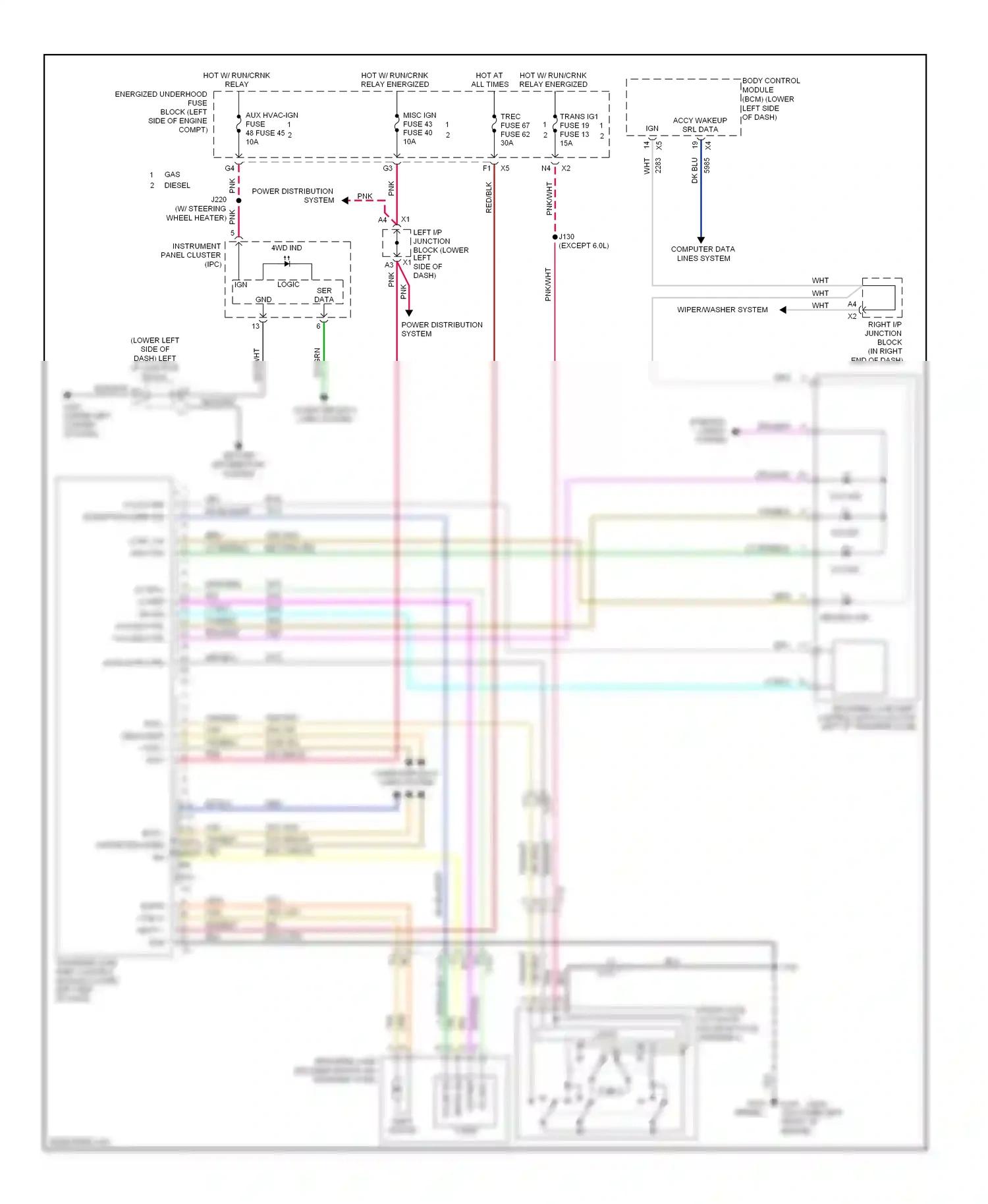 Chevrolet Silverado GMT K2XX (2013-2015) transfer case shift control module (lower left side of dash) wiring diagram  (1 of 5)