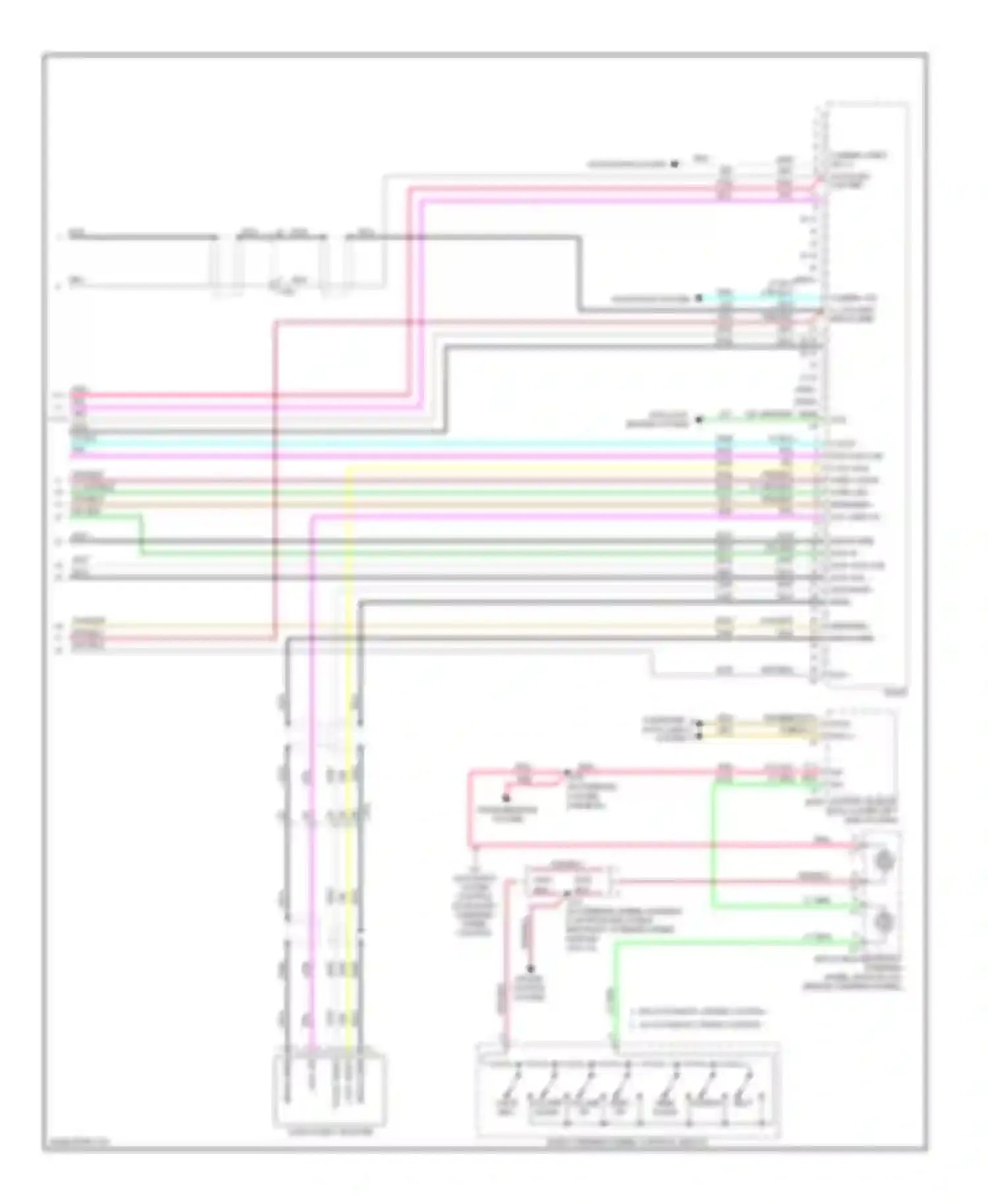 Wiring diagram voice volume volume rec down for Chevrolet Silverado GMT K2XX (2013-2015) (1 of 2)