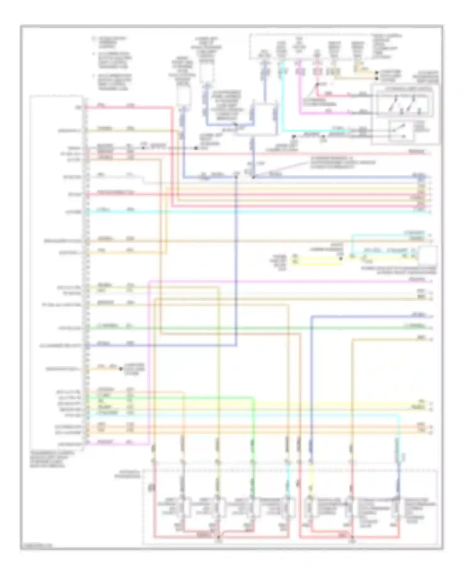 Wiring diagram w/ electronic steering control for Chevrolet Silverado GMT K2XX (2013-2015) (3 of 3)