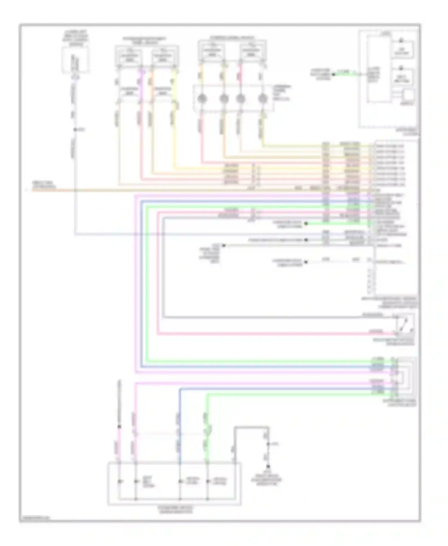 Wiring diagram yel/org for Chevrolet Silverado GMT K2XX (2013-2015) (2 of 2)