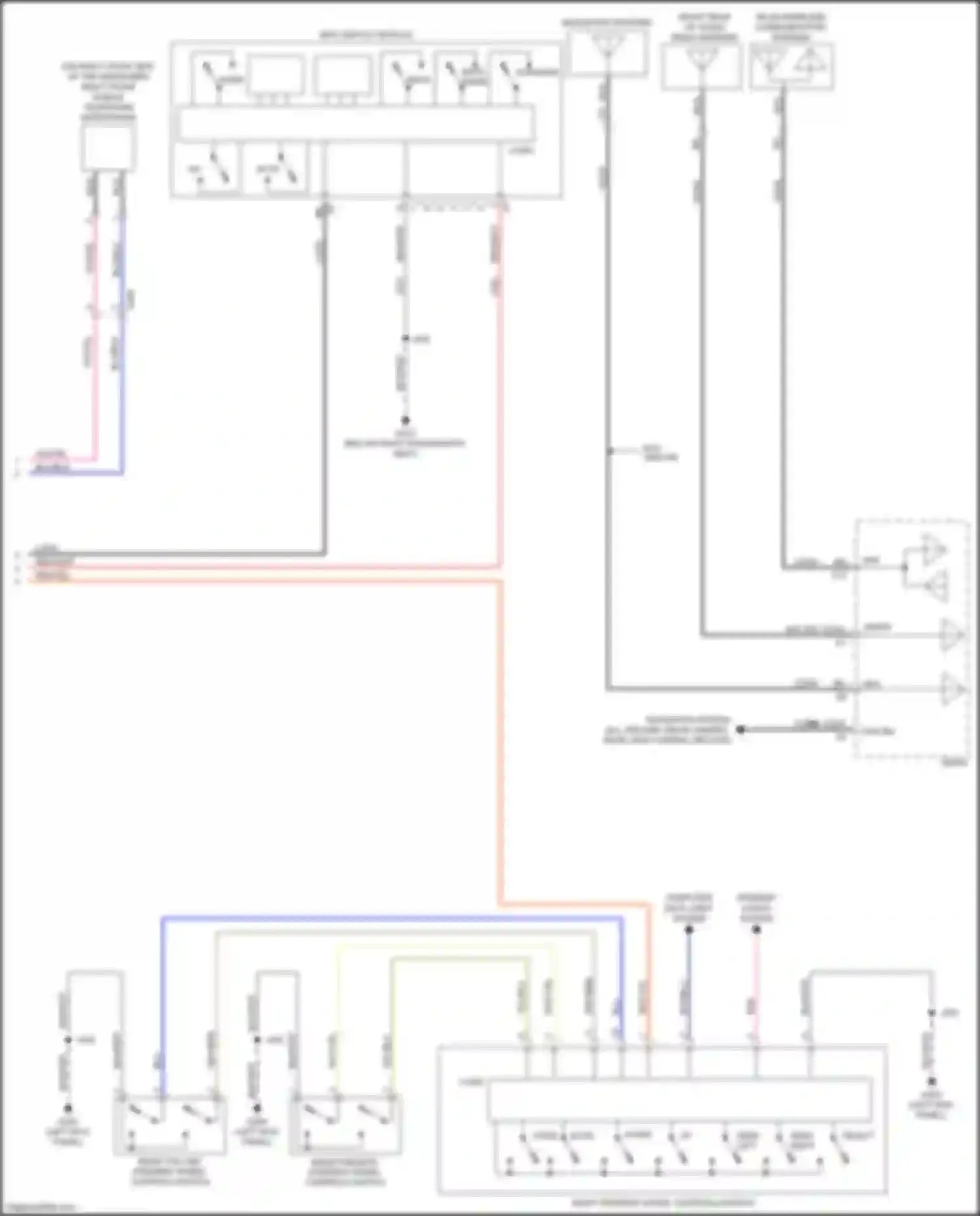 Silverado Chevrolet T1XX (2019-2022): Navigation circuit, w/o amplifier (3 of 3)
