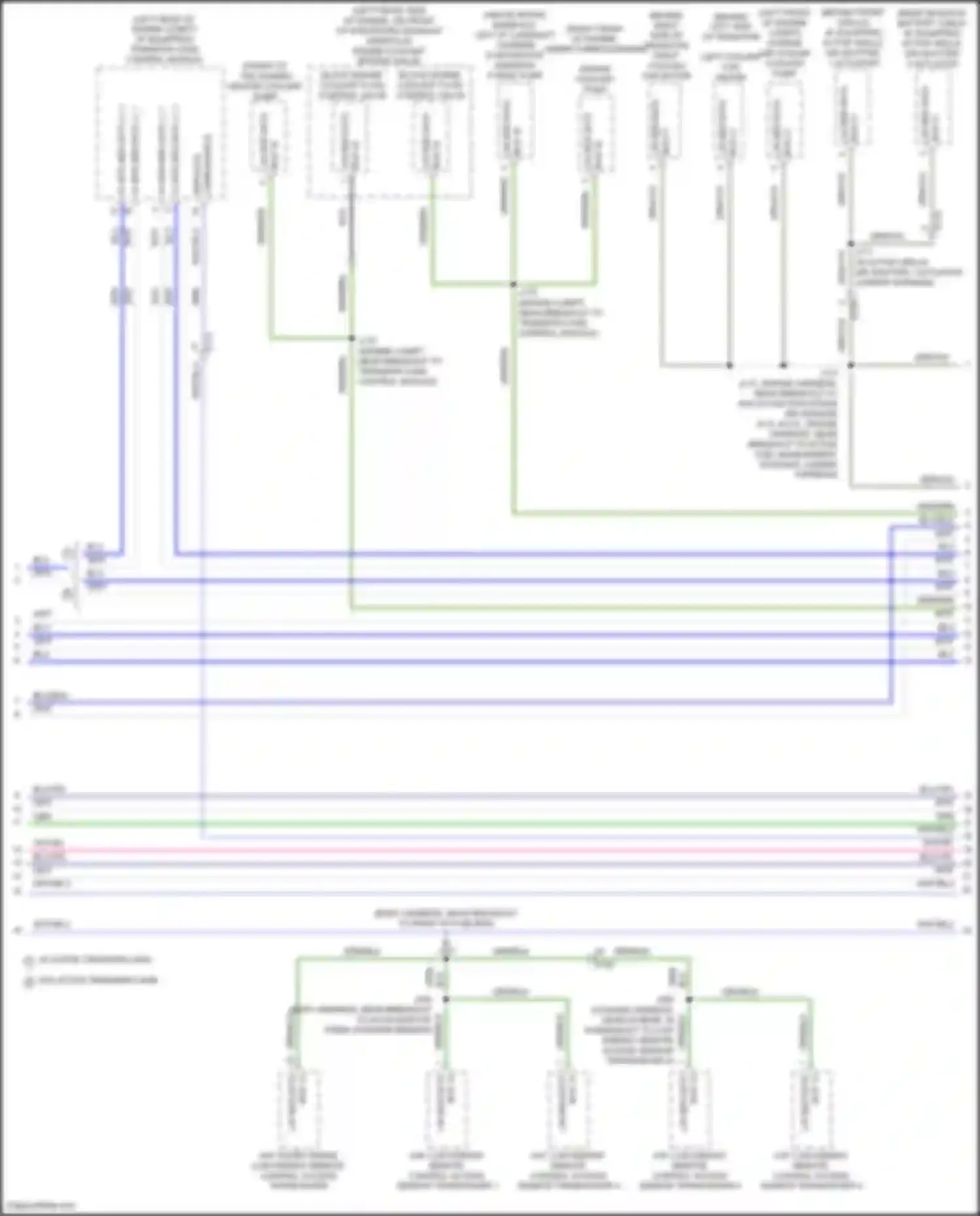 Wiring diagram active grille air shutter 1 actuator for Chevrolet Silverado T1XX (2019-2022) (3 of 6)