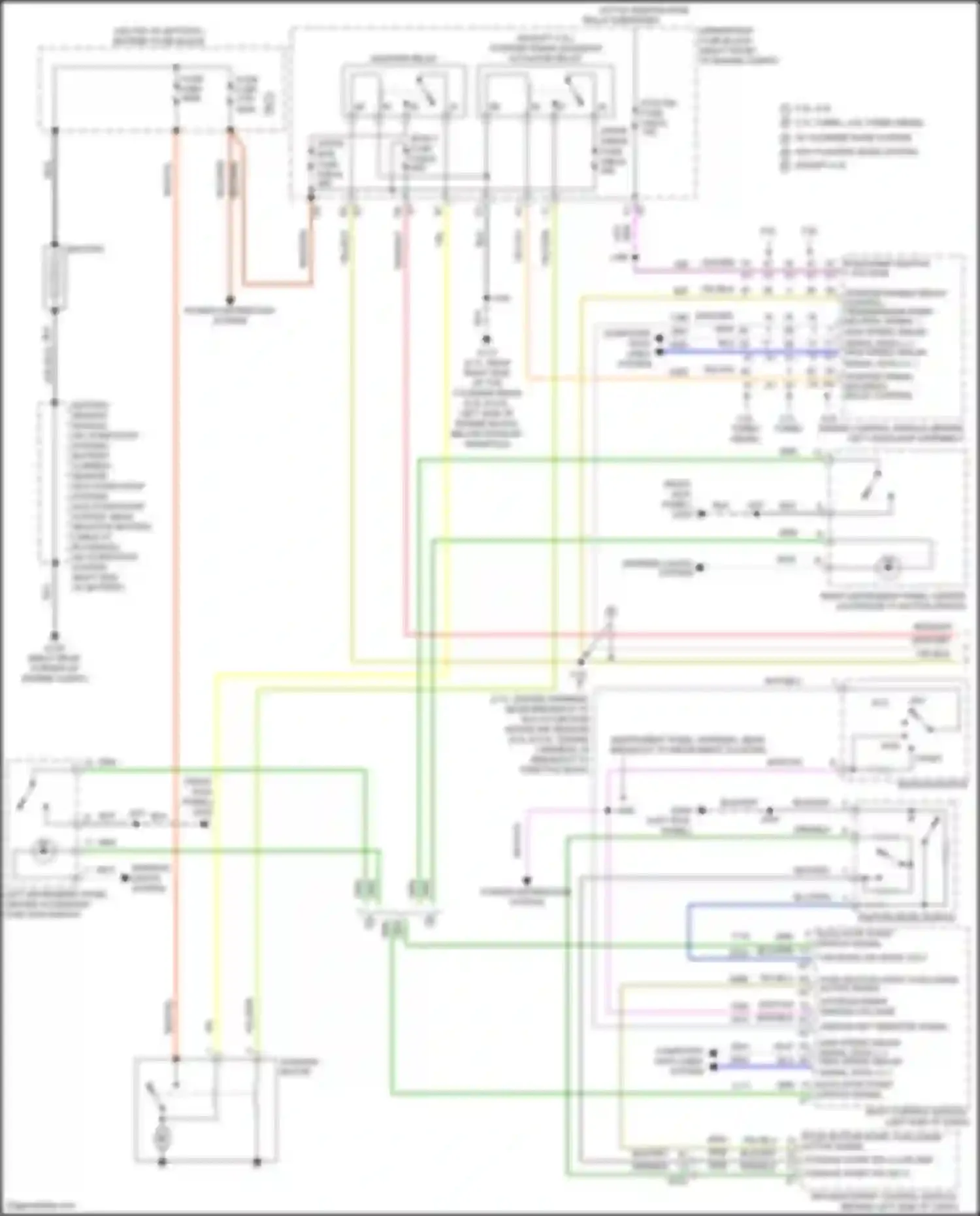 Wiring diagram battery current sensor for Chevrolet Silverado T1XX (2019-2022) (3 of 3)