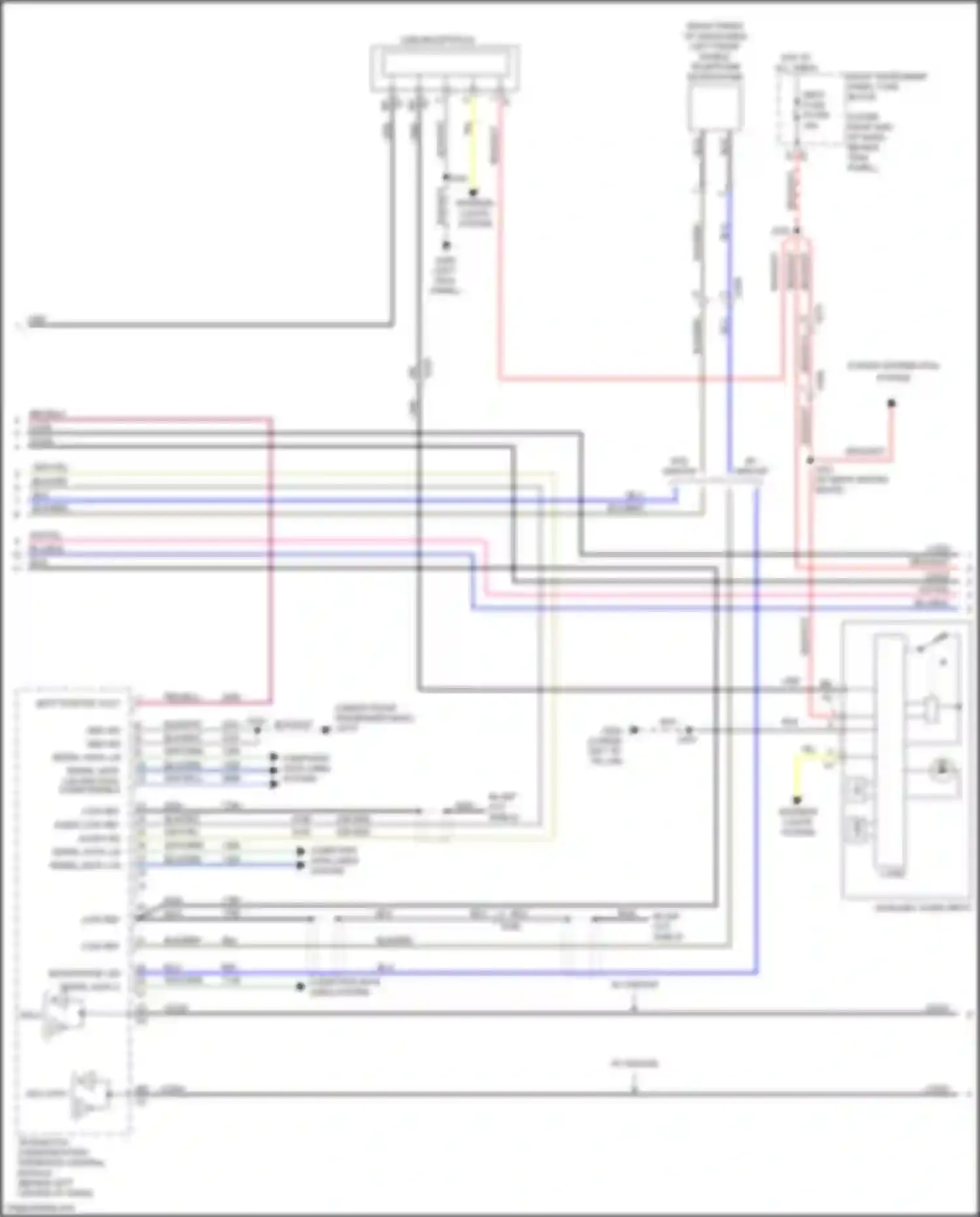 Wiring diagram blk/wht for Chevrolet Silverado T1XX (2019-2022) (43 of 141)