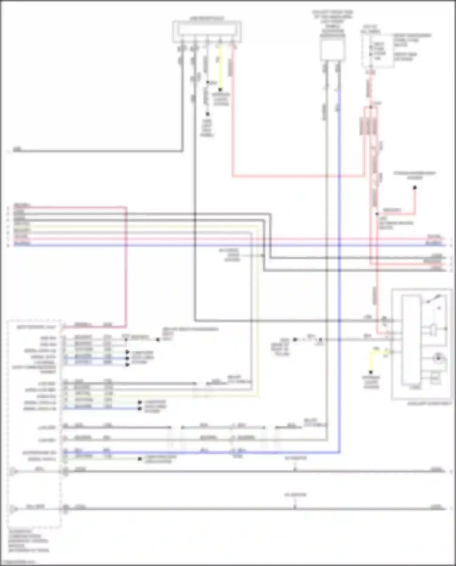 Wiring diagram blu/blk for Chevrolet Silverado T1XX (2019-2022) (43 of 57)