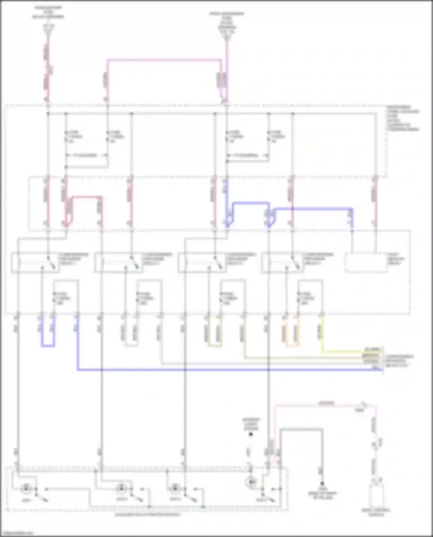Wiring diagram configurable provision relay 4 for Chevrolet Silverado T1XX (2019-2022) (1 of 2)