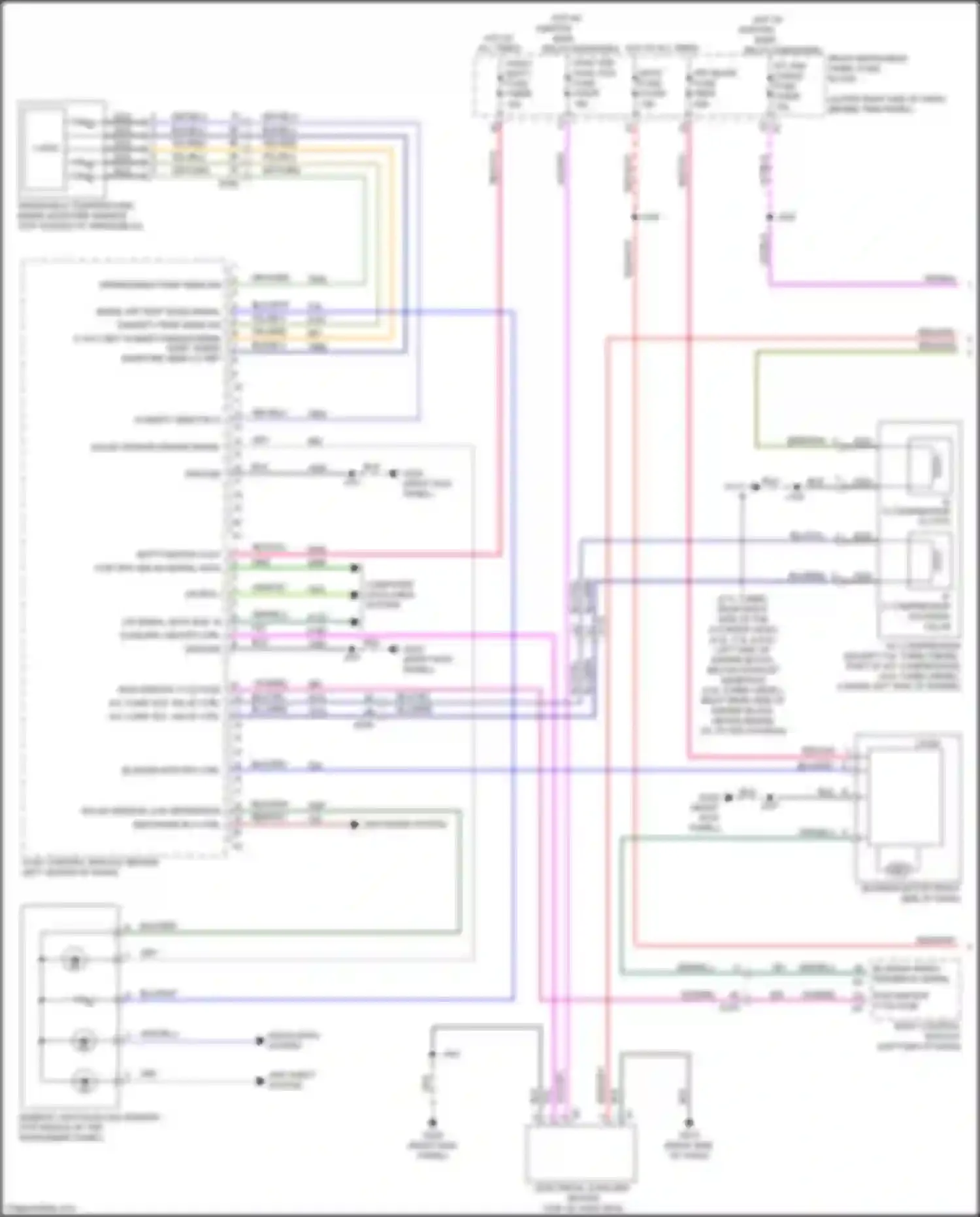 Wiring diagram electrical auxiliary heater for Chevrolet Silverado T1XX (2019-2022) (1 of 8)