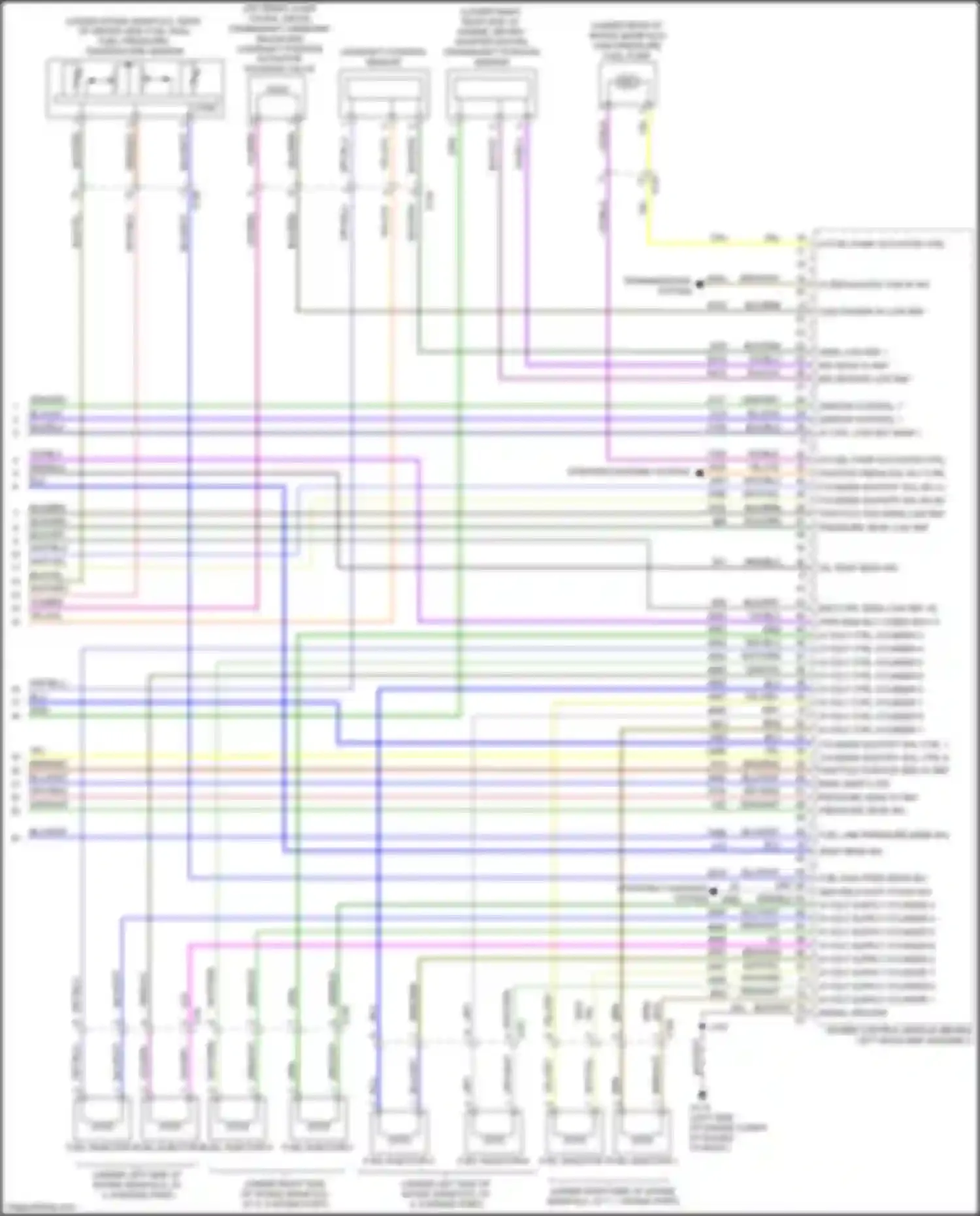 Wiring diagram hi volt ctrl cylinder 3 for Chevrolet Silverado T1XX (2019-2022) (2 of 4)