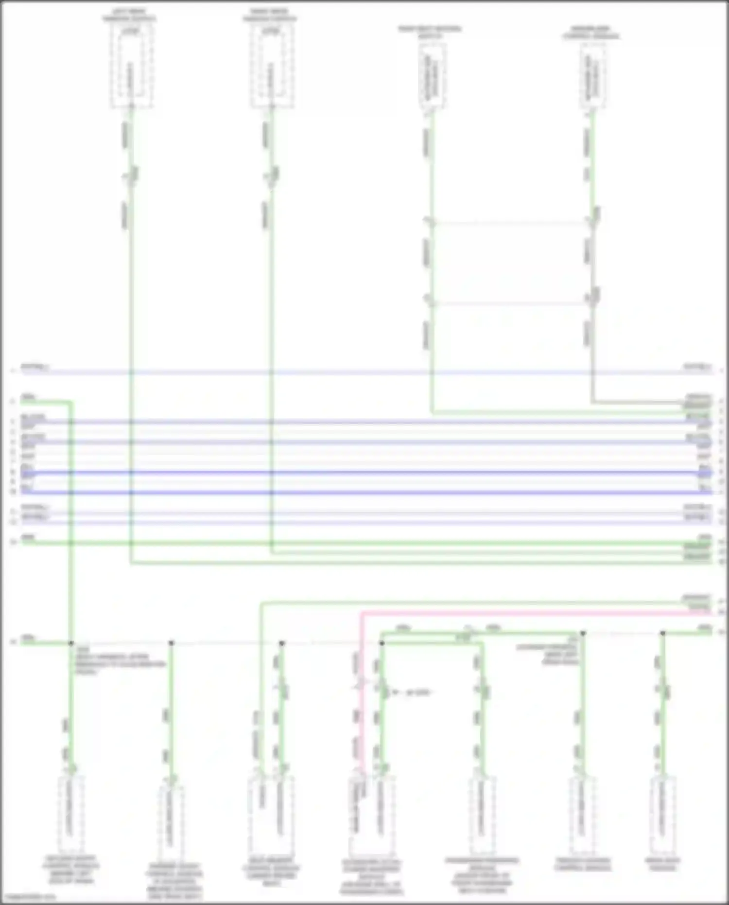 Wiring diagram lin bus 1 for Chevrolet Silverado T1XX (2019-2022) (3 of 13)