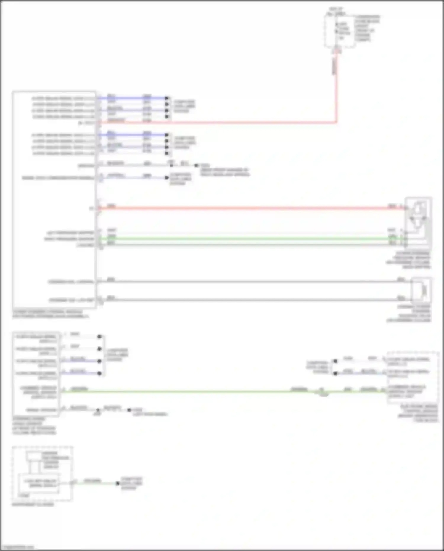 Wiring diagram power steering pressure sensor for Chevrolet Silverado T1XX (2019-2022) (1 of 1)