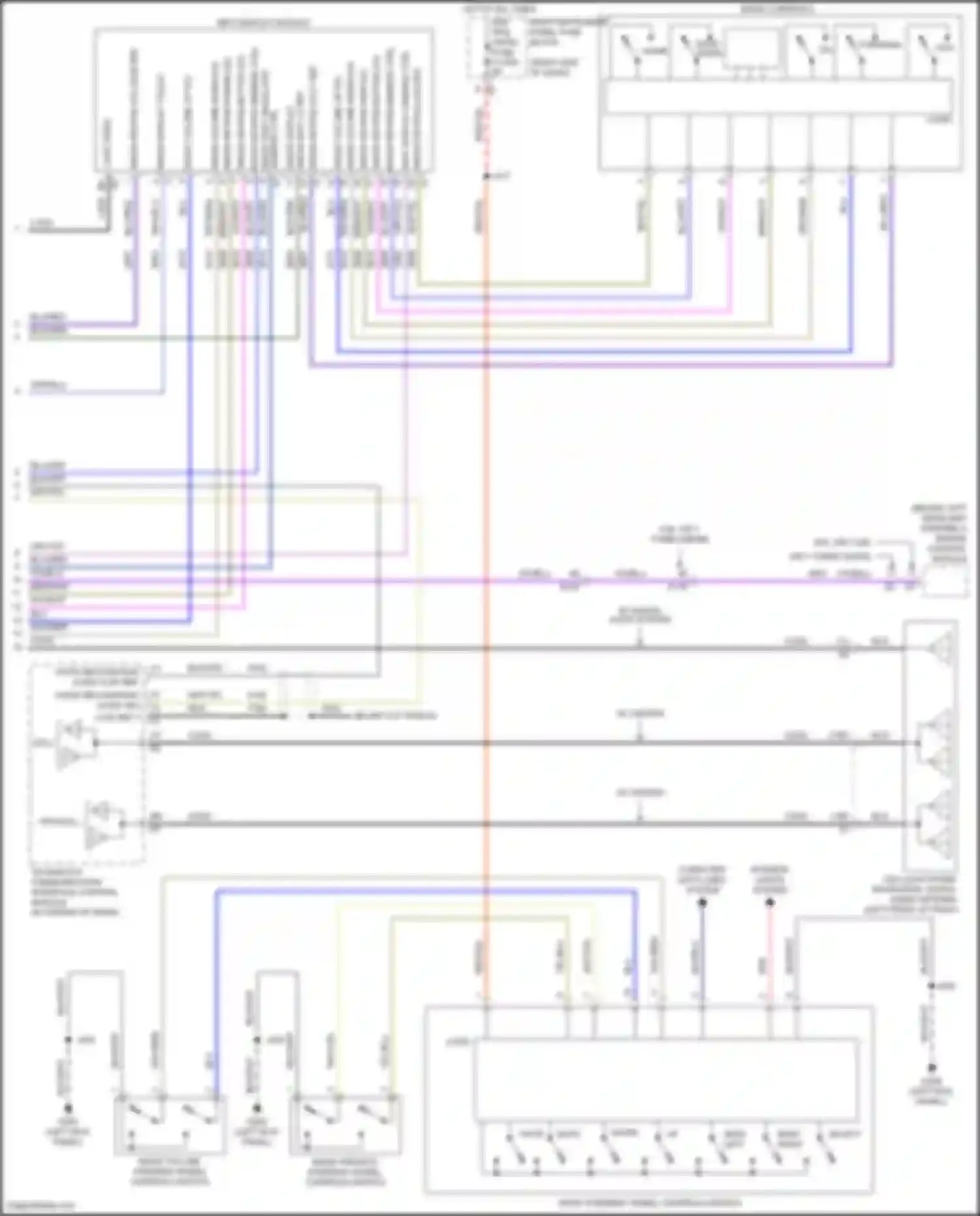 Wiring diagram radio keypad voltage ref for Chevrolet Silverado T1XX (2019-2022) (2 of 2)