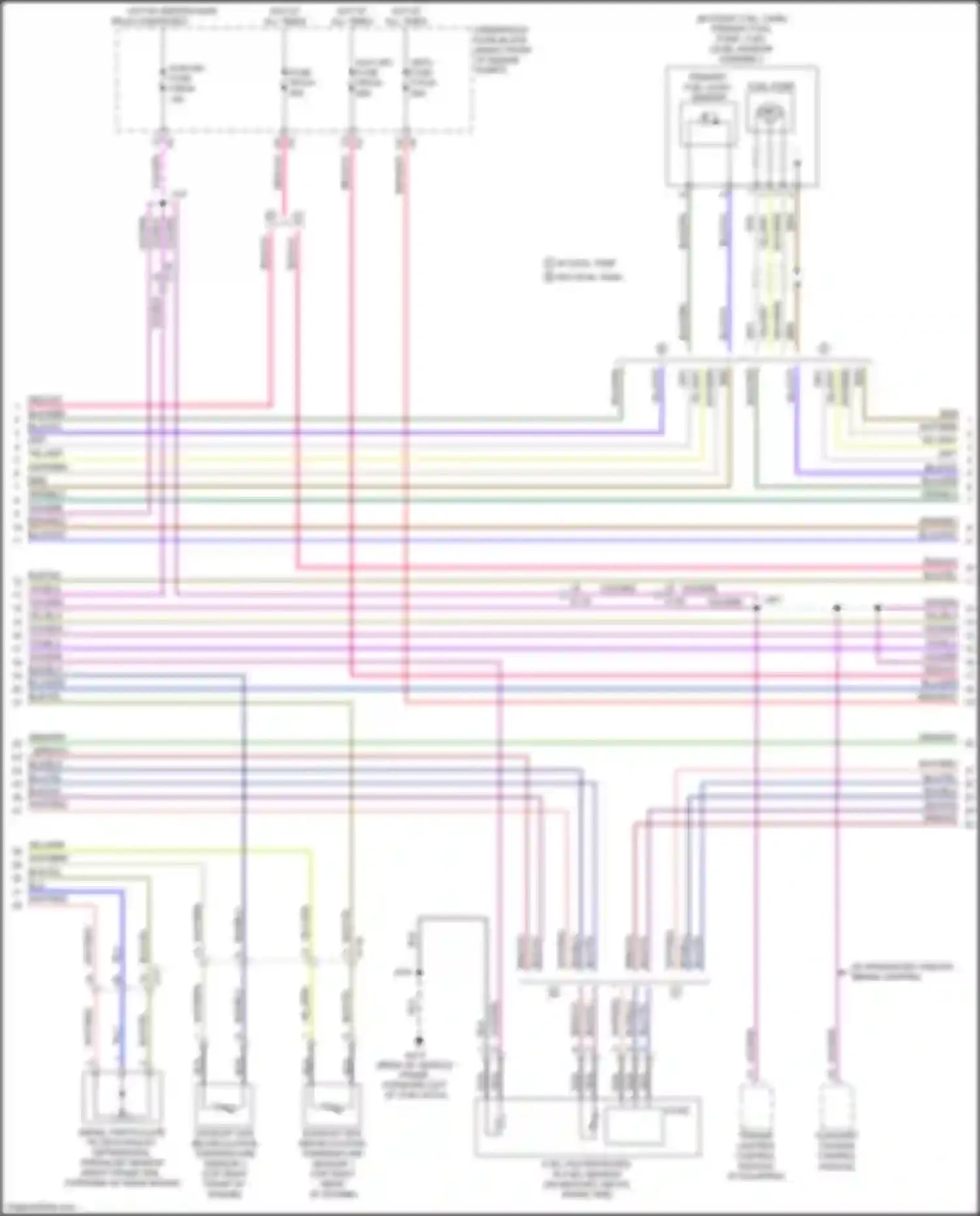 Wiring diagram underhood fuse block for Chevrolet Silverado T1XX (2019-2022) (62 of 62)