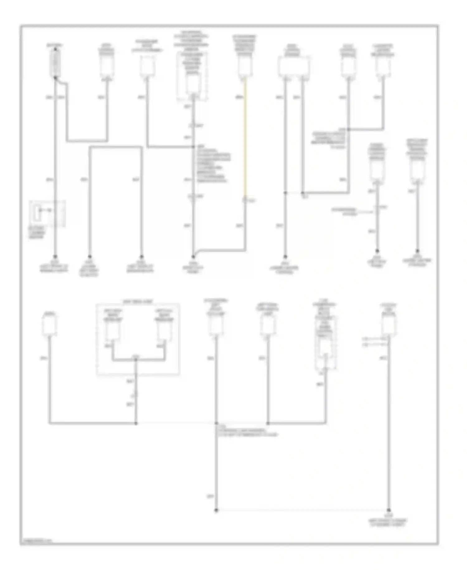 Sonic Chevrolet I (2011-2016): Ground distribution circuit (1 of 5)