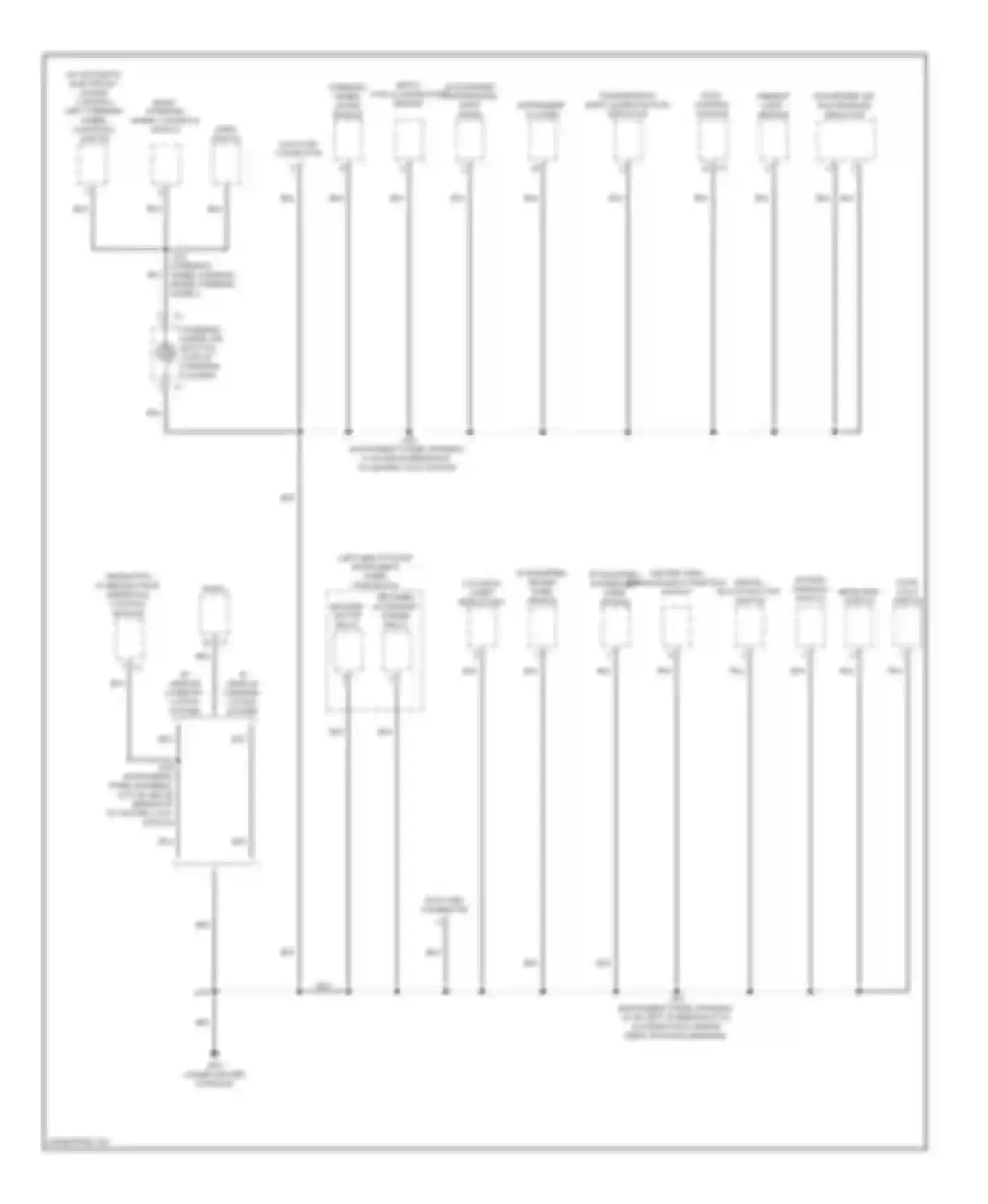 Sonic Chevrolet I (2011-2016): Ground distribution circuit (2 of 5)