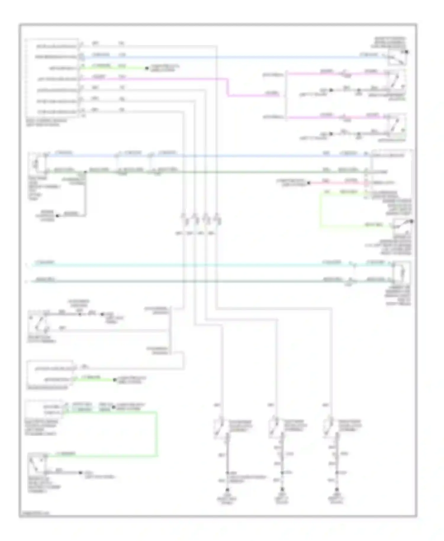 Sonic Chevrolet I (2011-2016): Instrument cluster circuit (2 of 2)