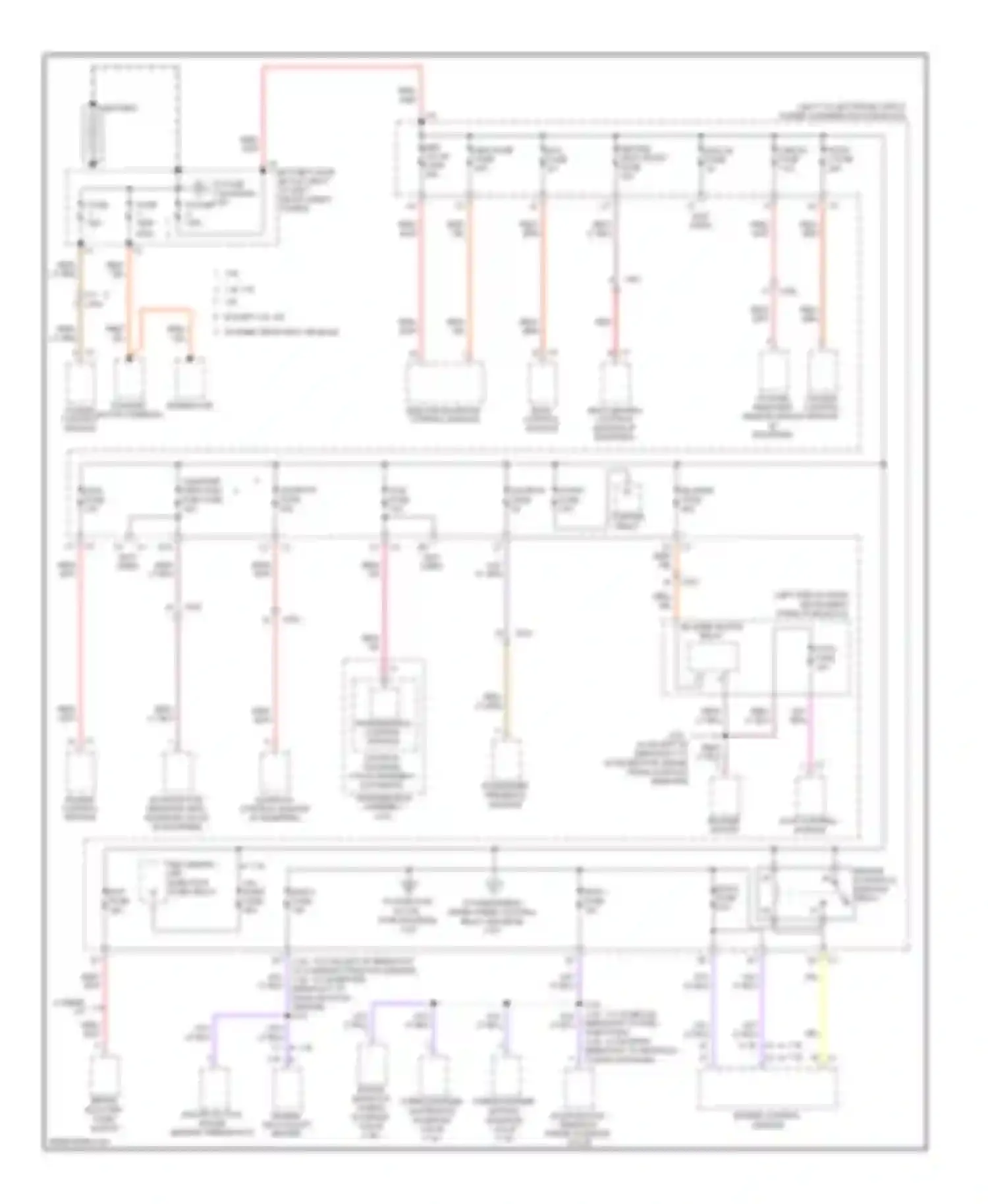 Sonic Chevrolet I (2011-2016): Power distribution circuit (1 of 4)
