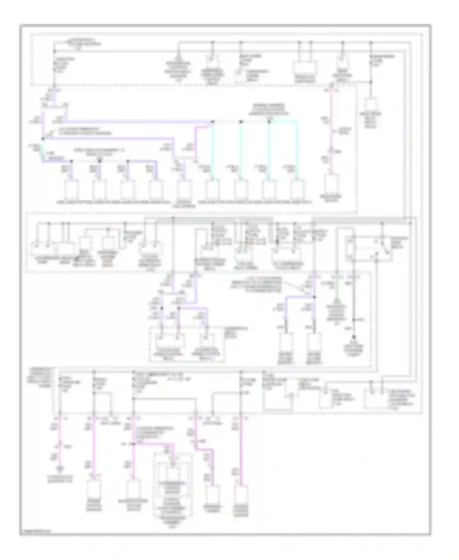 Sonic Chevrolet I (2011-2016): Power distribution circuit (2 of 4)