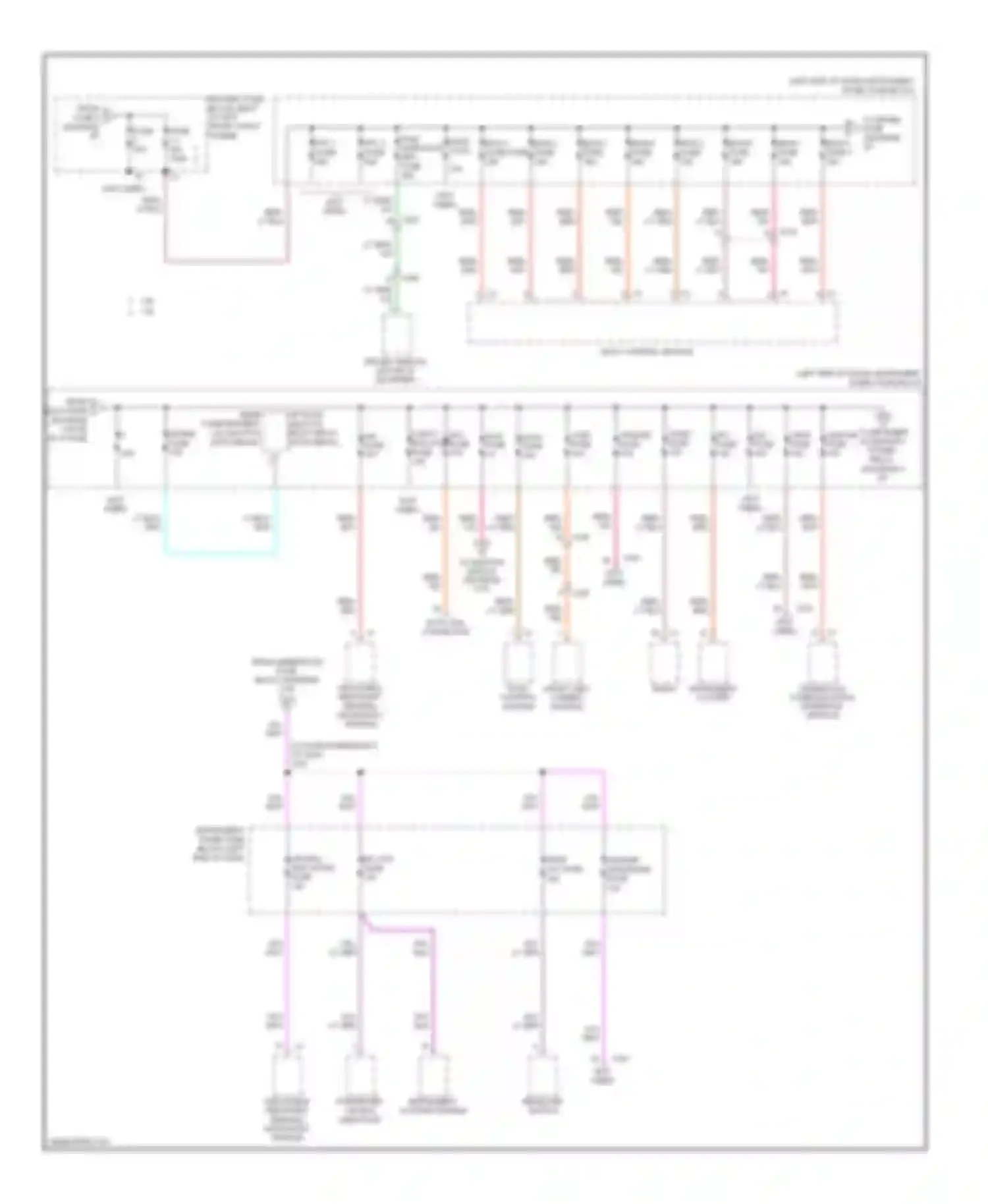 Sonic Chevrolet I (2011-2016): Power distribution circuit (3 of 4)