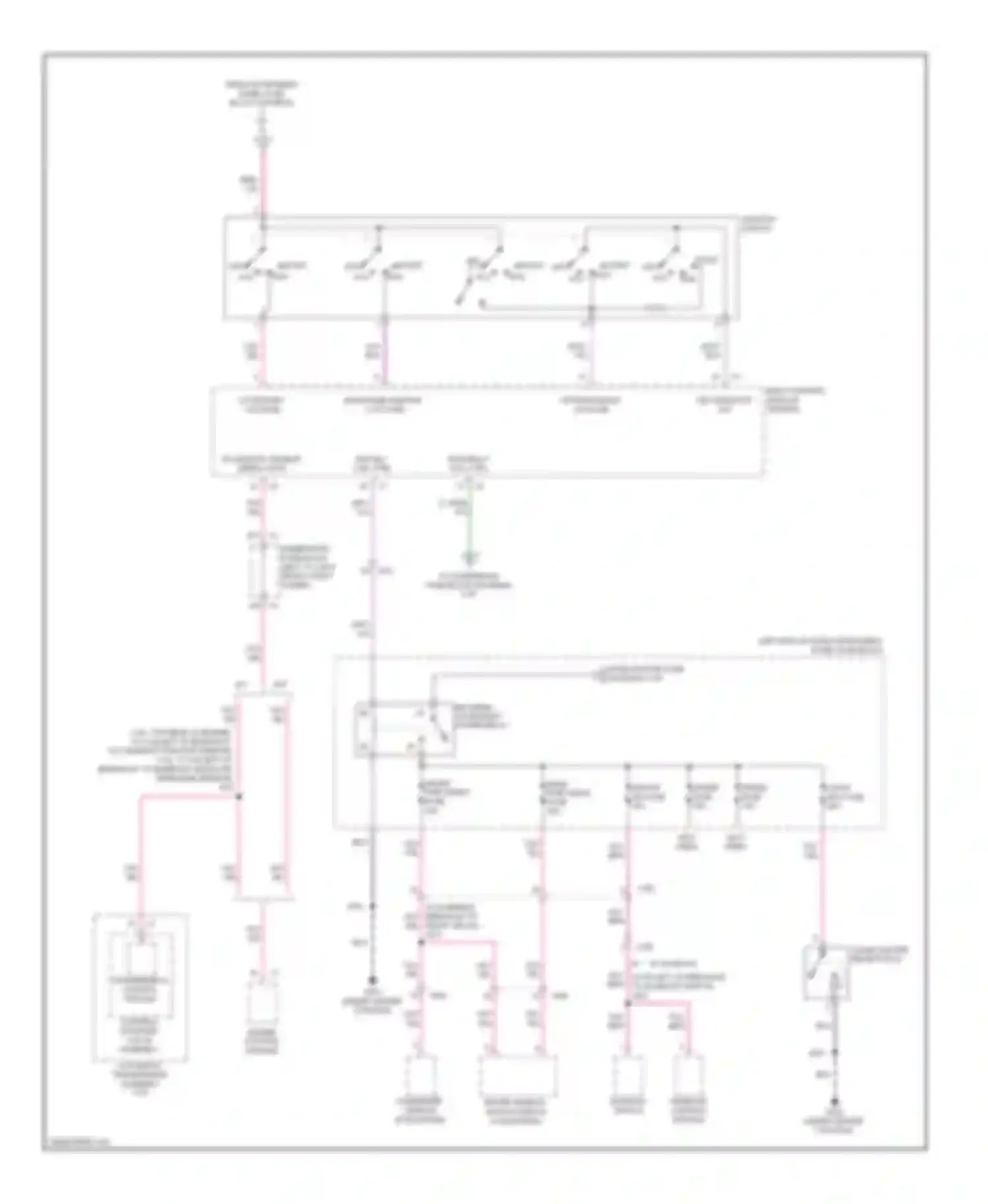 Sonic Chevrolet I (2011-2016): Power distribution circuit (4 of 4)