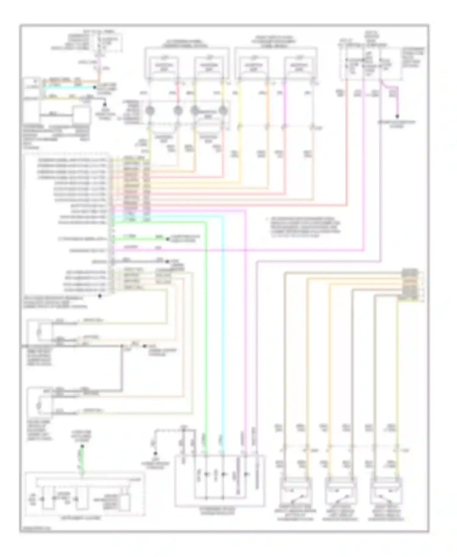 Sonic Chevrolet I (2011-2016): Supplemental restraints circuit (1 of 2)