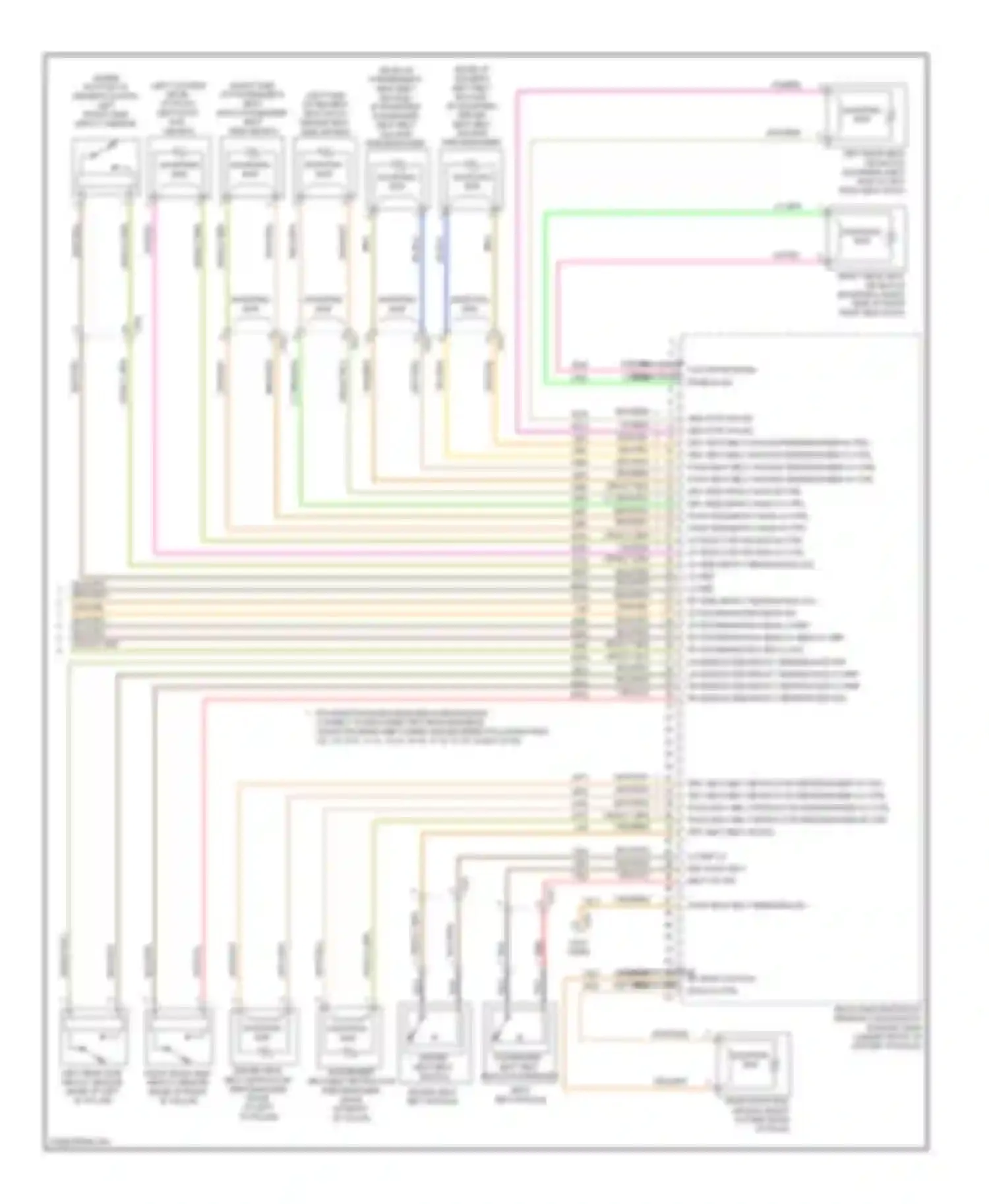 Sonic Chevrolet I (2011-2016): Supplemental restraints circuit (2 of 2)