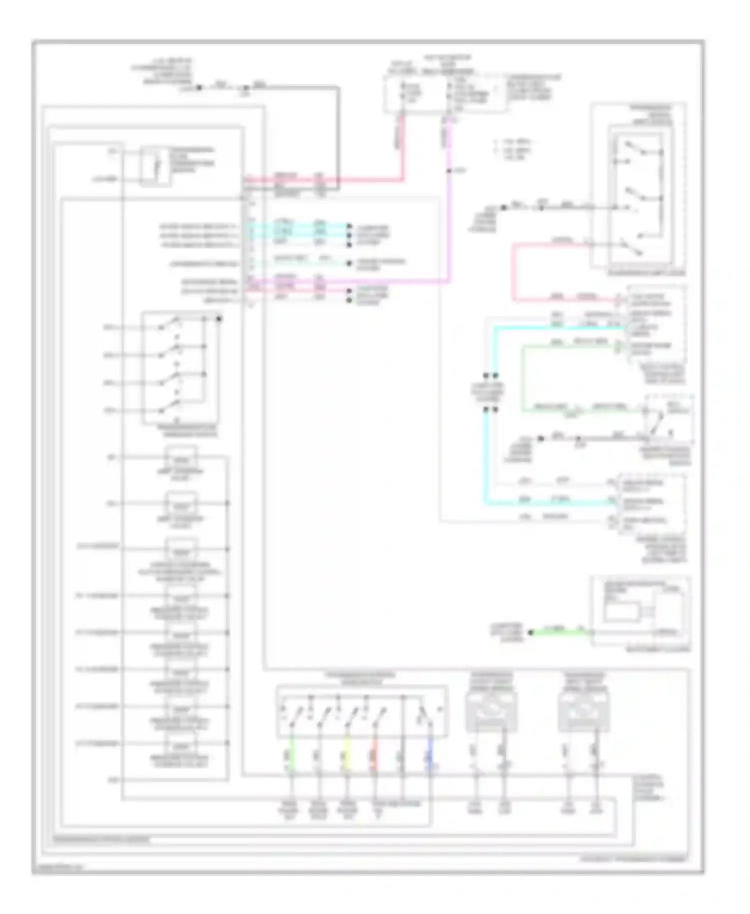 Sonic Chevrolet I (2011-2016): Transmission circuit